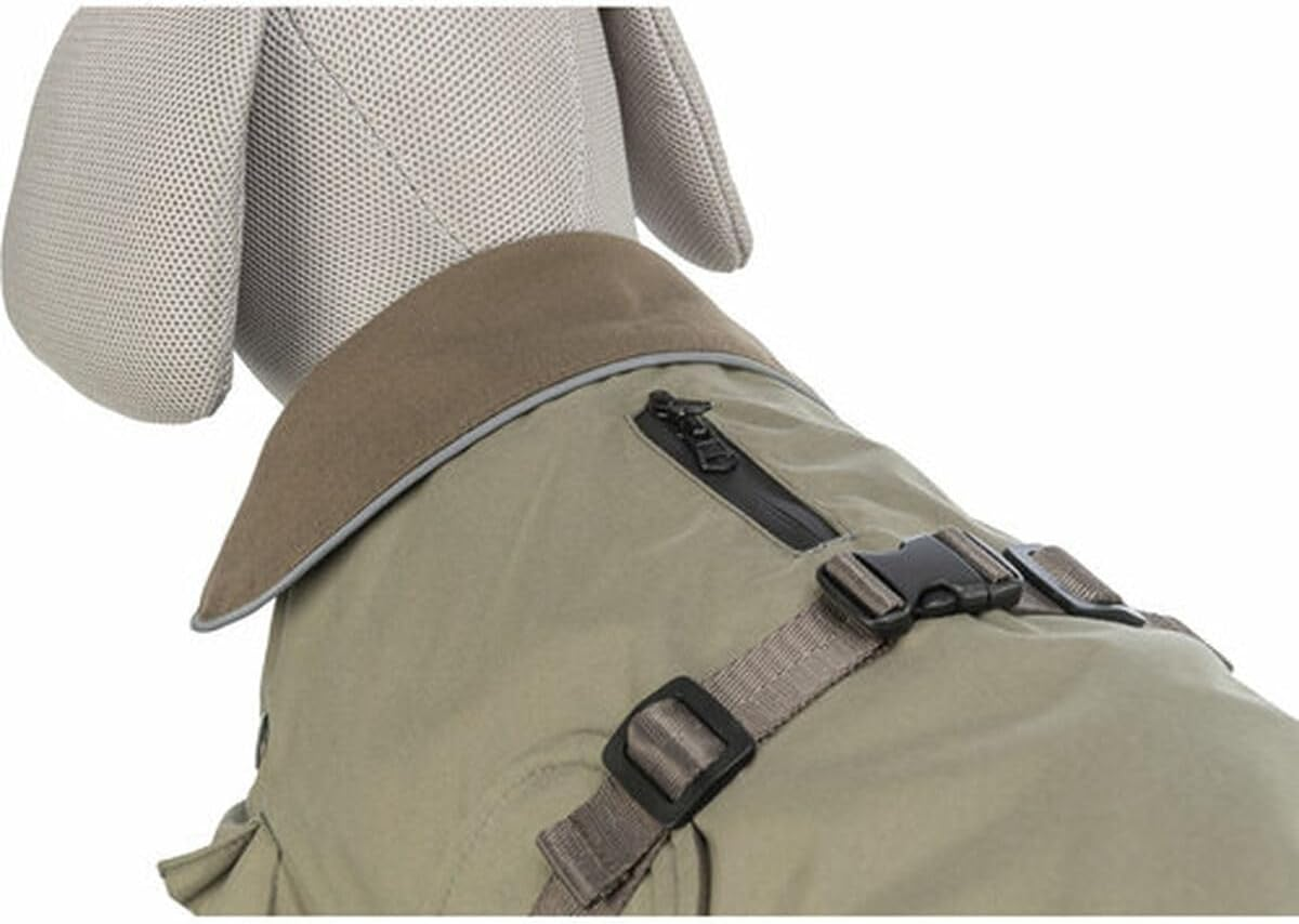 Trixie Hermy Dog Coat Peach Olive Green S Brand: Trixie - EAN: 4053032675766 image number 5