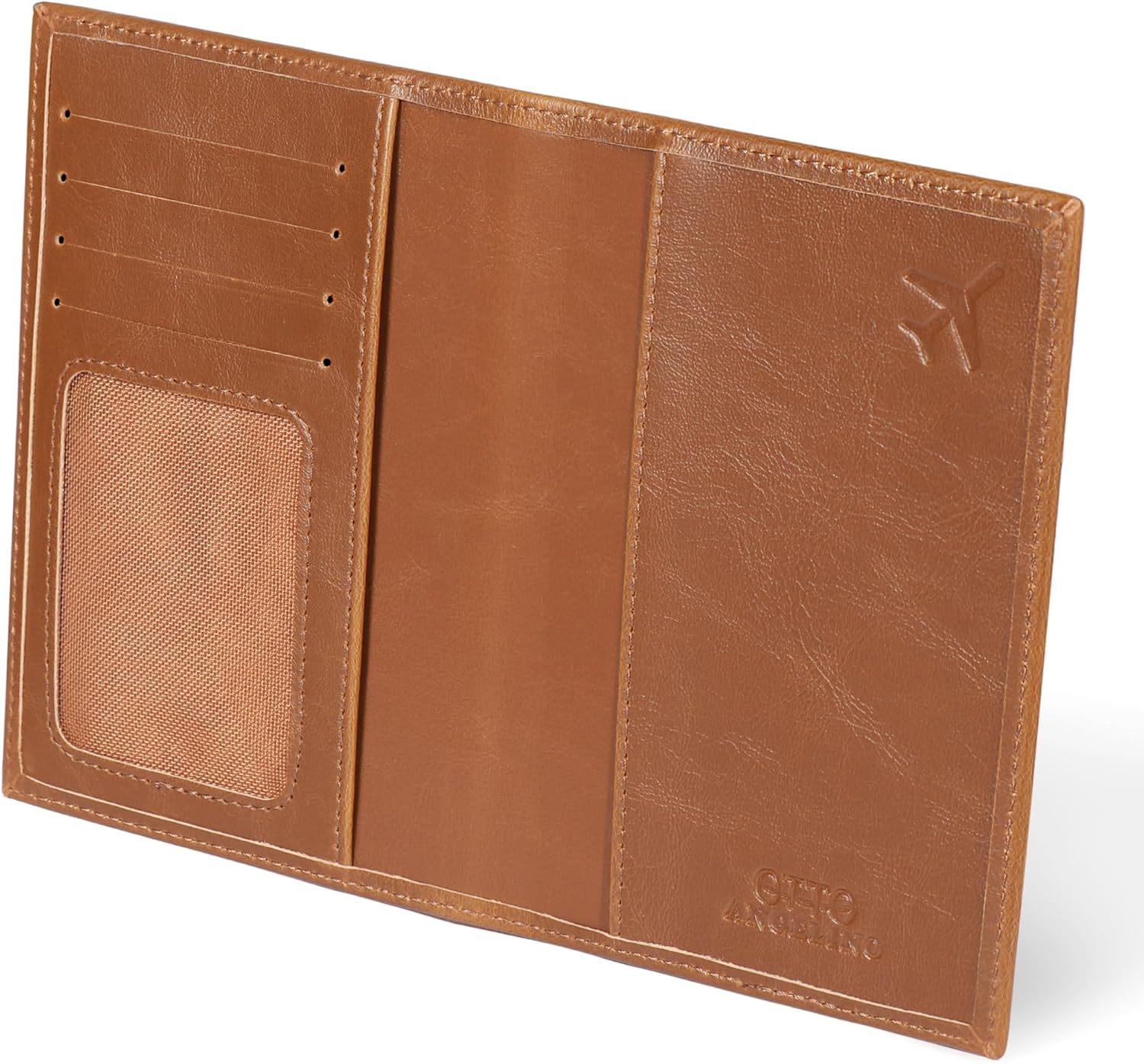 Otto Angelino Leather Passport Wallet - RFID Blocking - Unisex