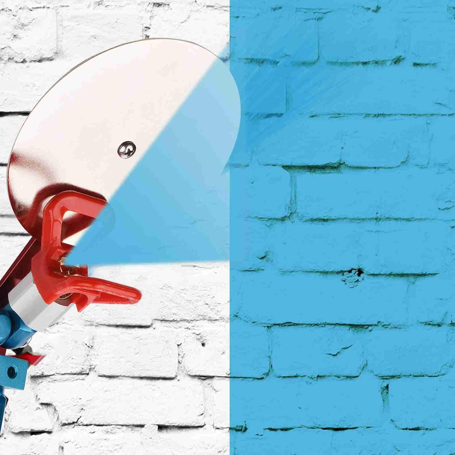 Universal Paint Spraying Accessory, Spray Guide Paint Accessory Tool for Wagner, 517 Nozzle Airless Spray Gun Edger Guide Edges Tool (With Extension Pole) image number 2