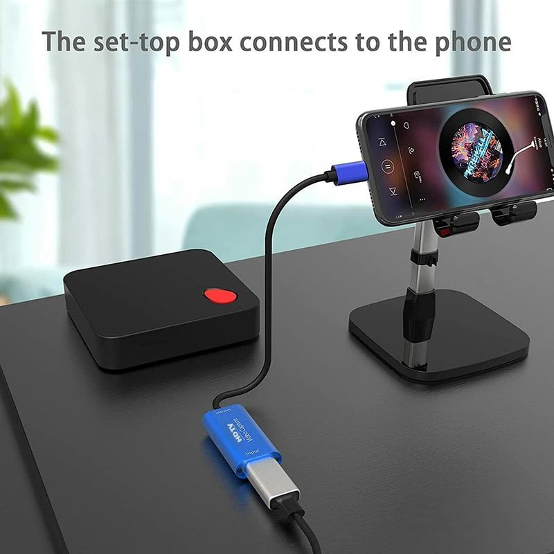 AIMALL HDMI to Type-C Video Capture Card, 4K Input, 1080P 60Fps Output, HD Recorder for Game Live Streaming, Teaching, and Medical Imaging, Plug & Play image number 1