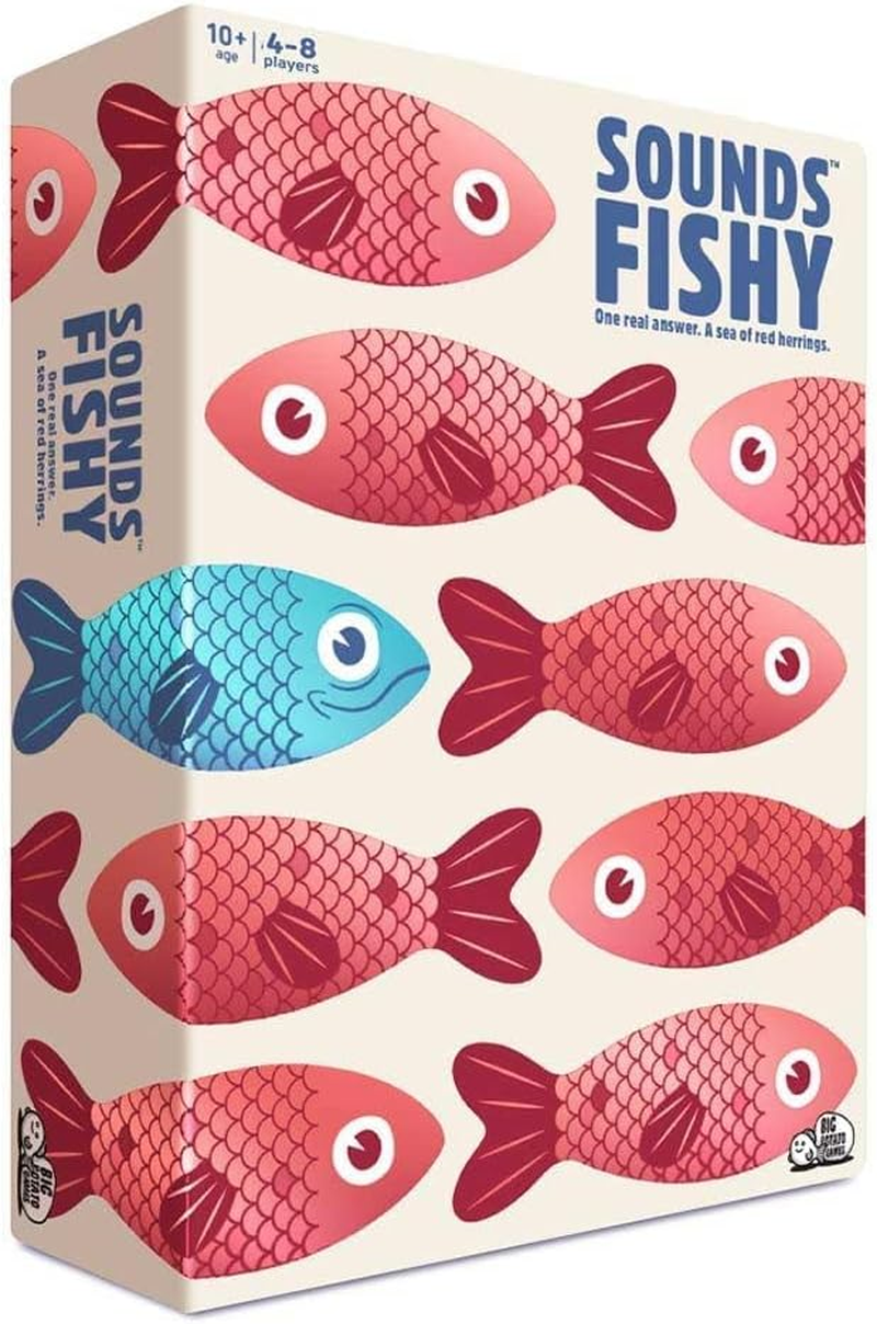 Sounds Fishy: the Fast-Thinking, Bluffing Family Board Game for Kids 10+ and Adults &mdash; Best New Board Games, Family Quiz Game image number 2