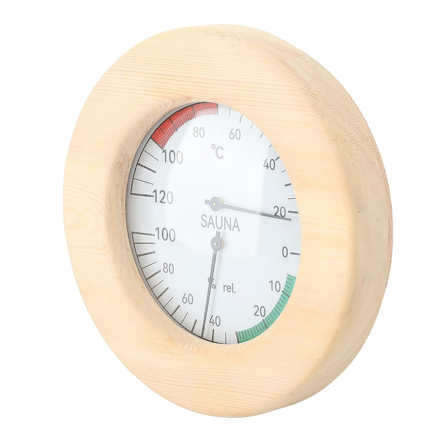 Haofy Sauna Hygrothermograph, 2 in 1 Wall-Mount-Echtzeit Monitoring for Sauna Room, Thermometer and Hygrometer image number 3