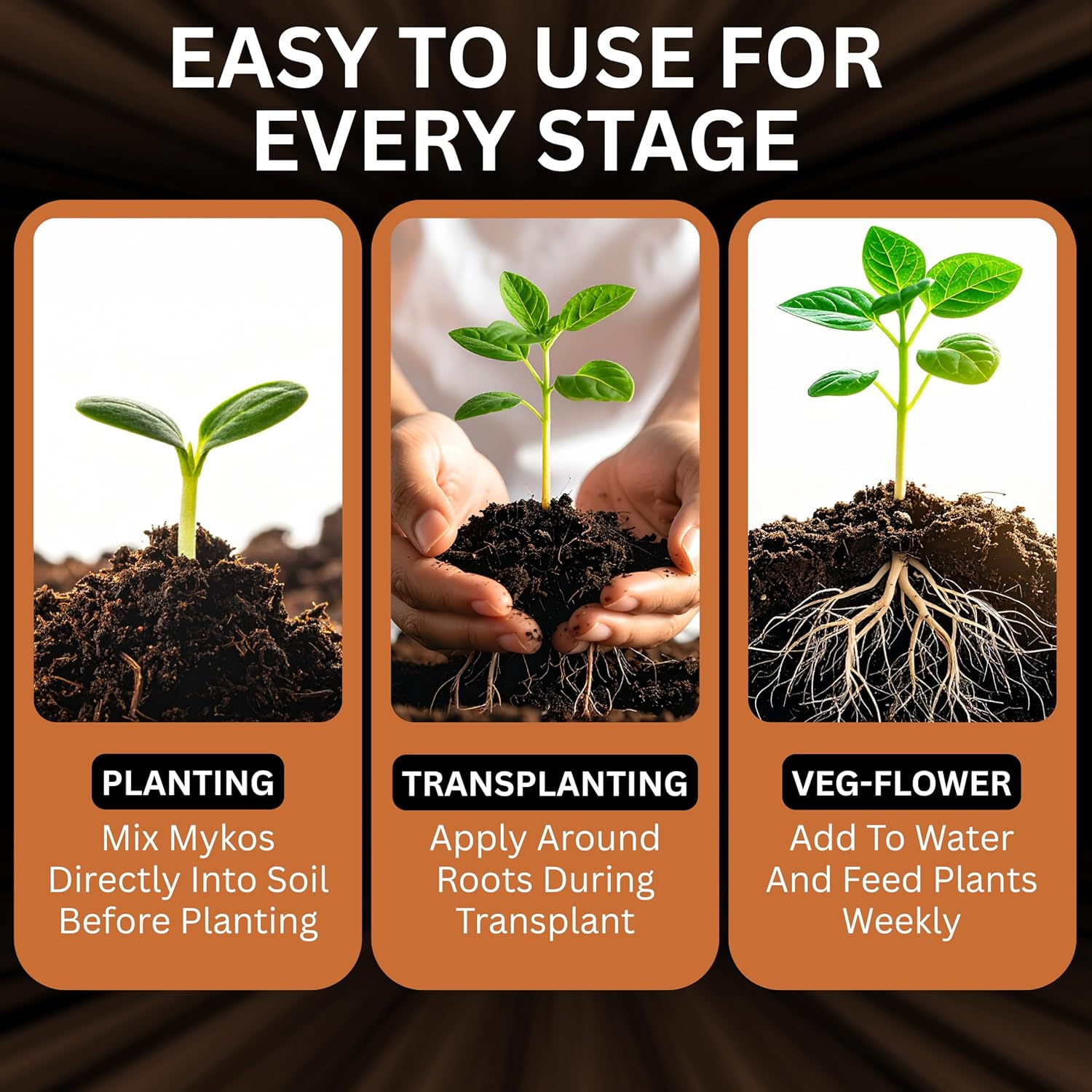 Xtreme Gardening Mykos Pure Mycorrhizal Inoculant Organic Root Enhancer, 2.2 LB - Granular image number 2