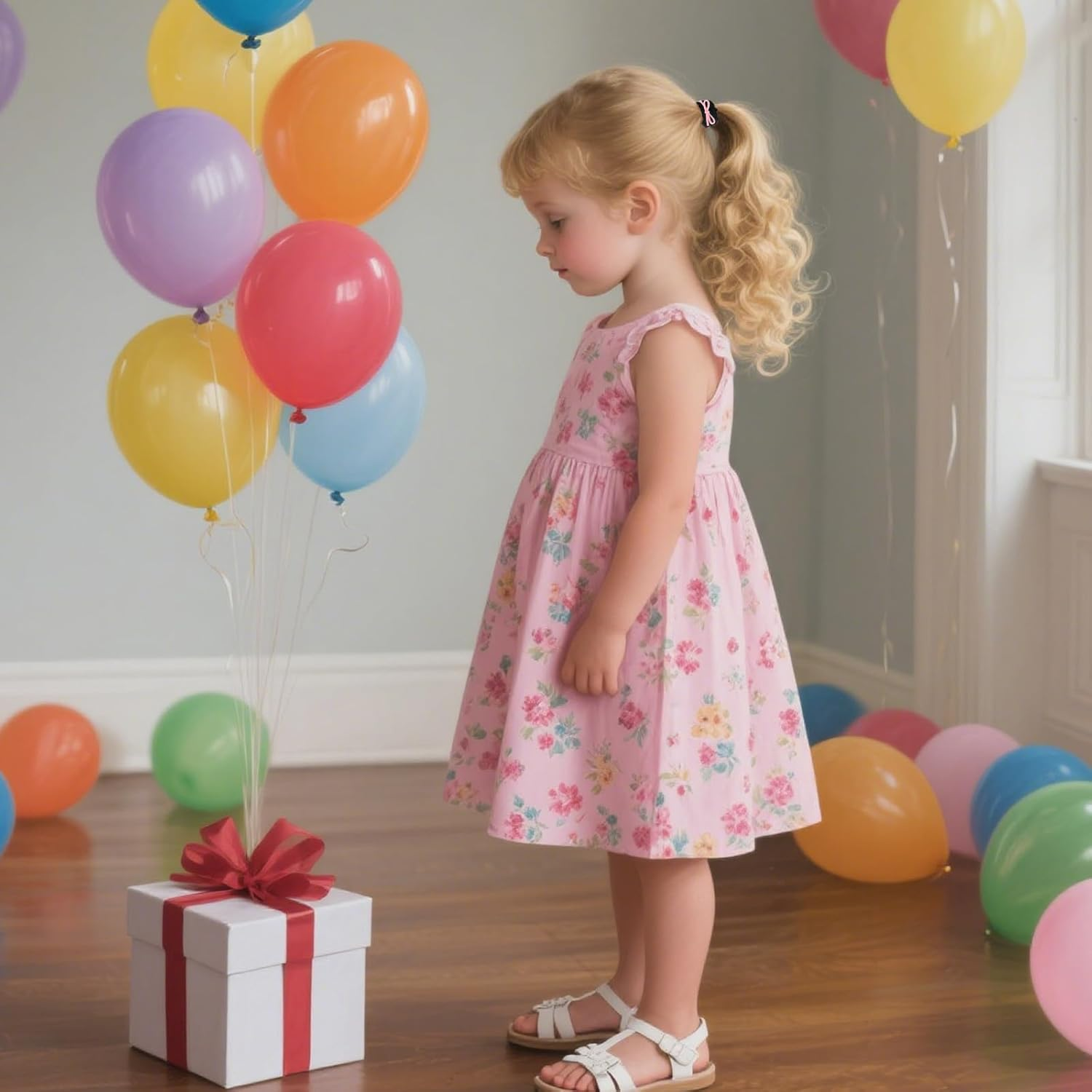 EXIPSAT Pack of 4, 40 Small Butterfly Hair Elastics, Colourful Scrunchies Hair Bobbles for Girls image number 4