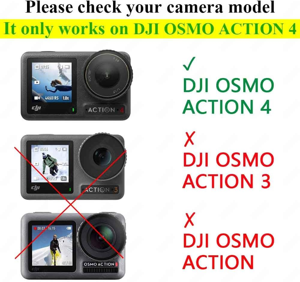 ULBTER Screen Protector for DJI OSMO Action 4 Camera + Silicone Lens Cap Cover, 0.3Mm 9H Hardness Tempered Glass Protector, Anti-Scrach Anti-Fingerprint Anti-Bubble [2+6 Pieces]