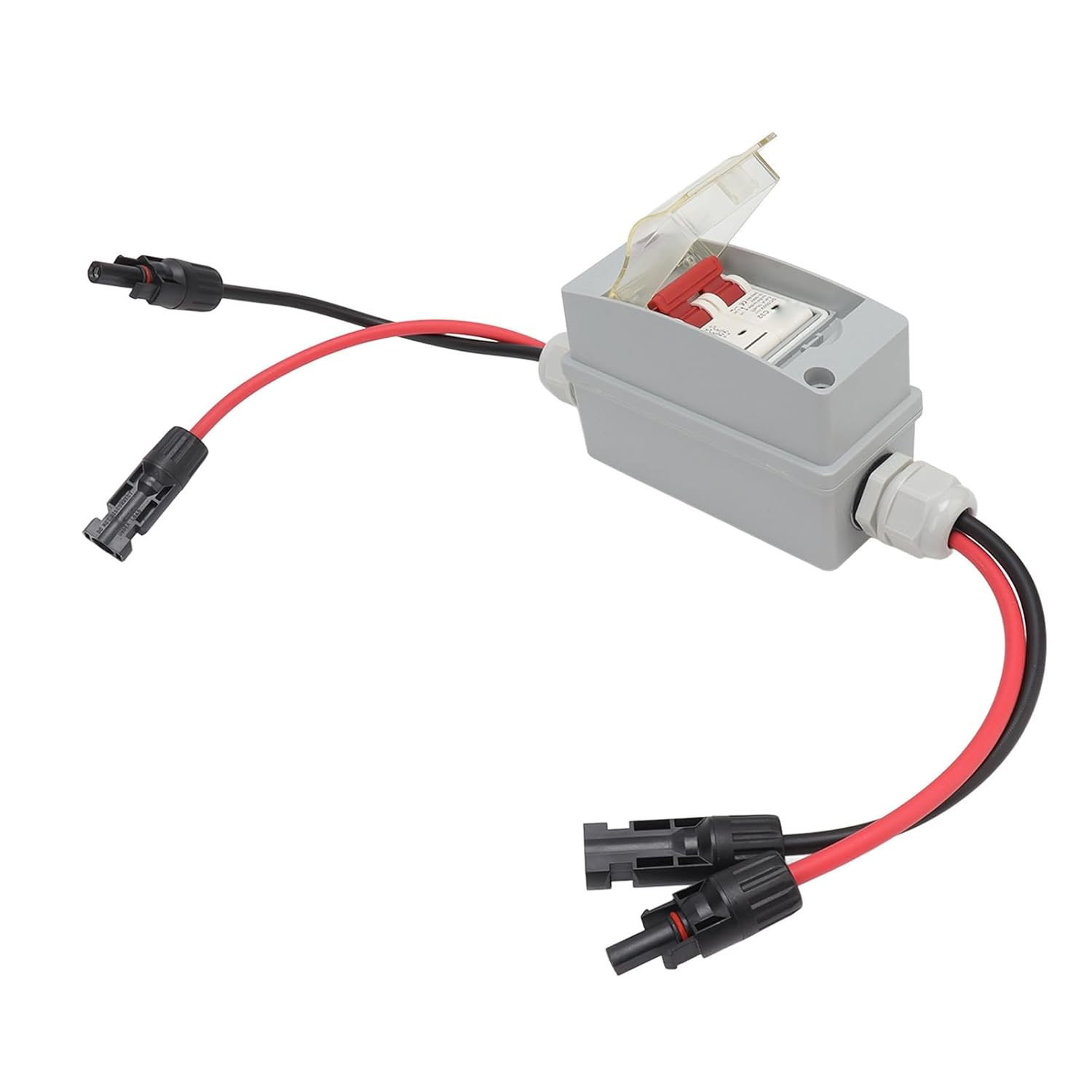 MCB 2P DC 500V 32A Performance Switch with IP65 Water Seal (With Cable and PV Connector) image number 1