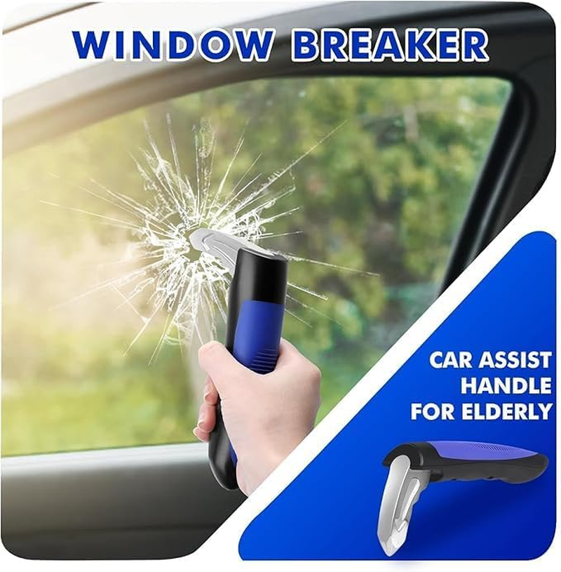 Car Armrest Safety Hammer Multi-Function Window Breaking Escape Hammer Car Emergency Rescue Hammer Window Breaking Device