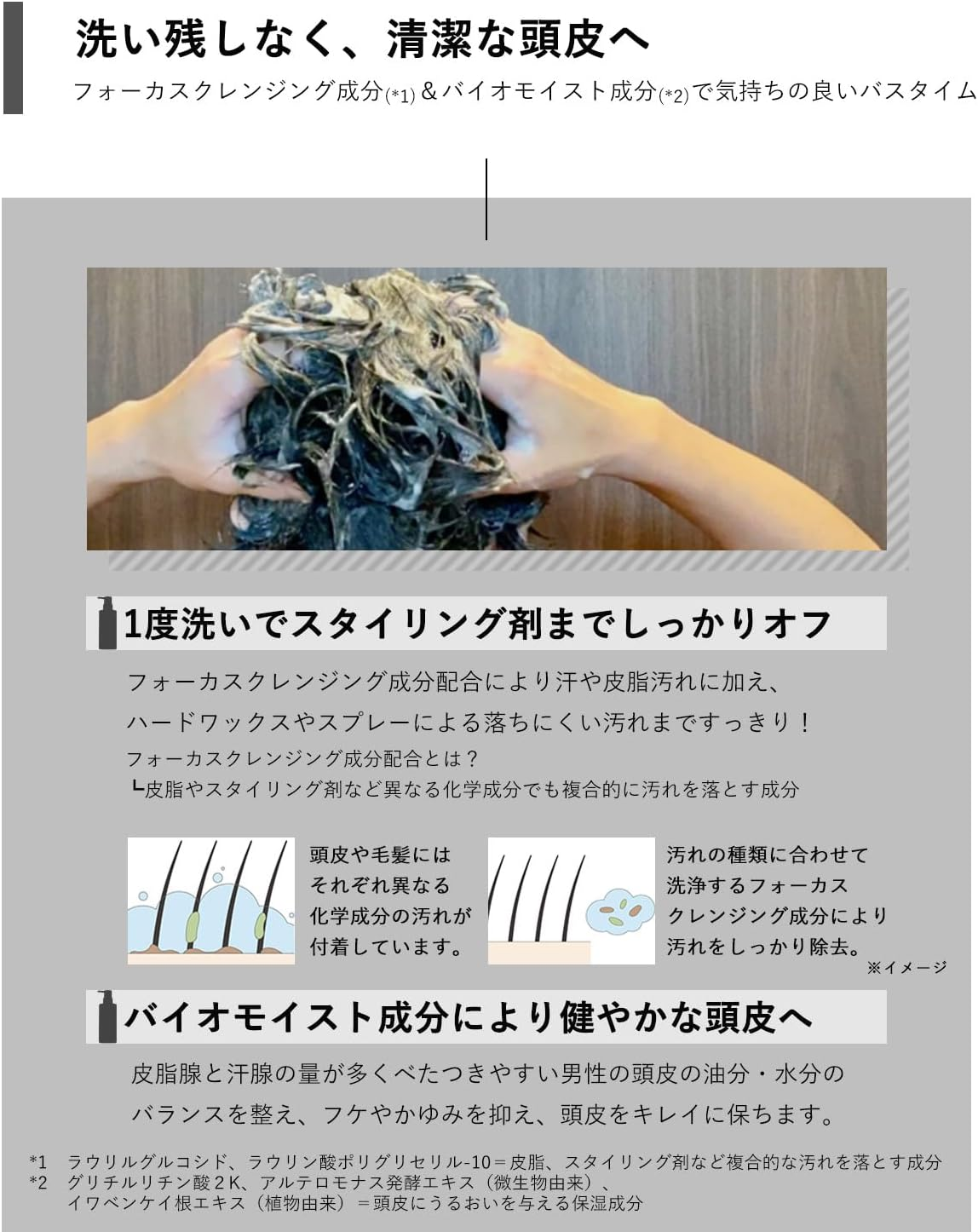 Orbis Mr. Shampoo Men'S, Non-Silicone, Scalp, 12.8 Fl Oz (380 Ml), 1. Shampoo 1. Refill image number 1