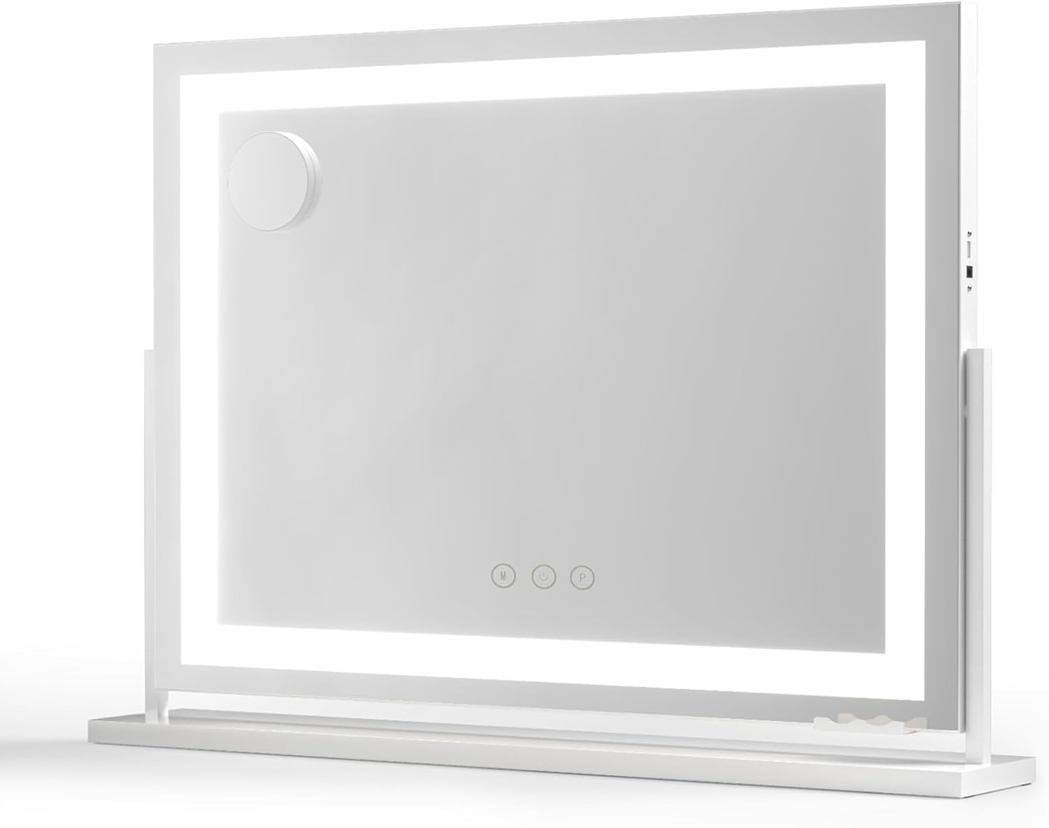 Embellir Makeup Mirror 80X58Cm 360～ Rotatable Vanity Mirror with Lights Bright Light Strip 3 Colour Temperatures Adjustable Brightness image number 1