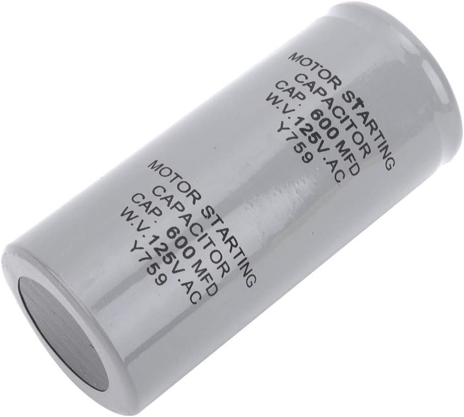 Capacitor, Capacitor CD60 600MFD 125VAC Motor Started Capacitor 43X102Mm, CD60 Motor Start Capacitor 600MFD AC Starting Capacitor image number 3