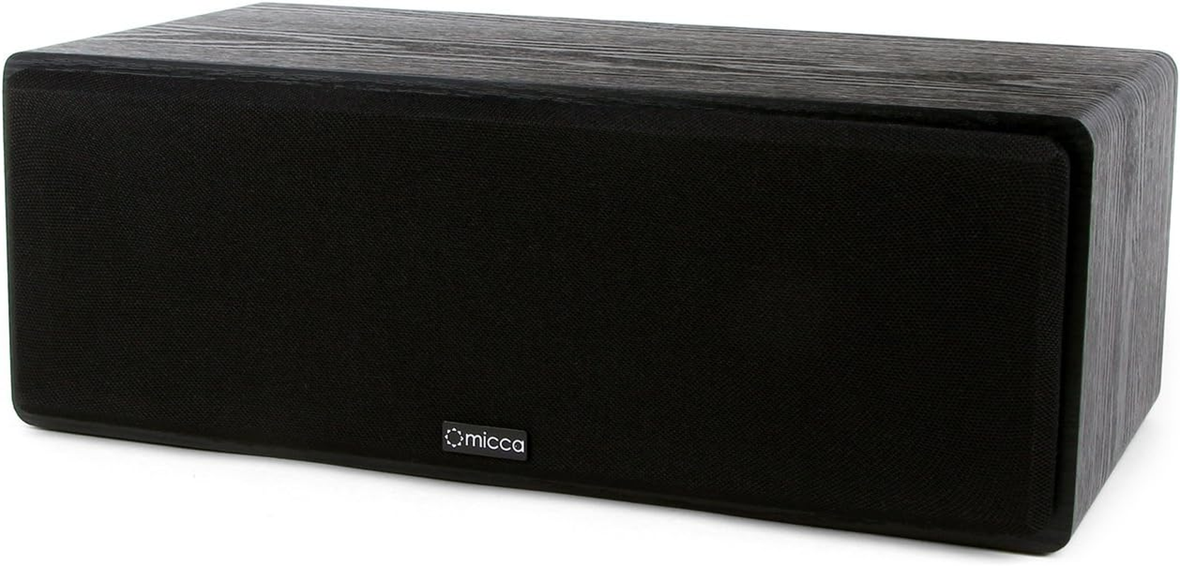 Micca MB42-C Center Channel Speaker with Dual 4-Inch Carbon Fiber Woofer and Silk Dome Tweeter (Black, Each) image number 4