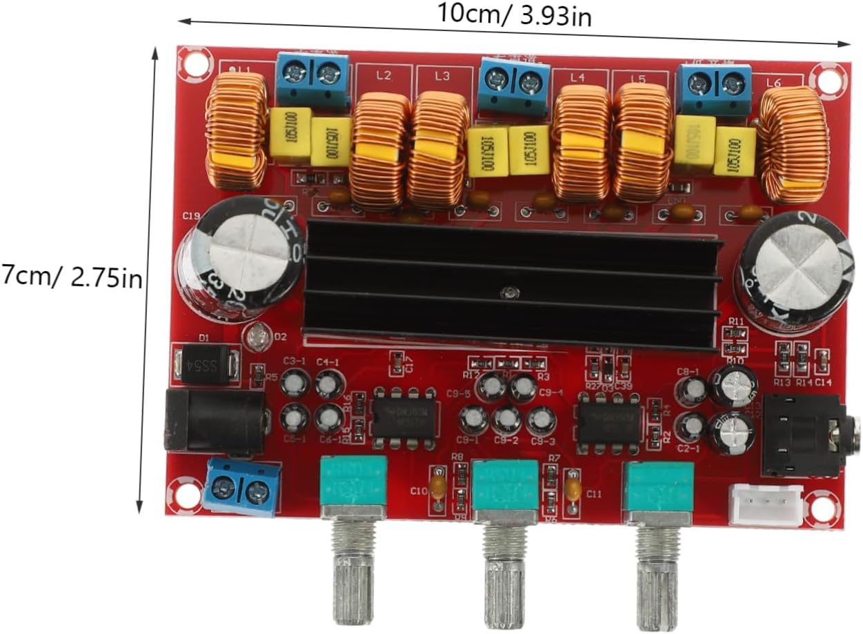 HOMSFOU Channel Amplifier Board Audio Amplifier Module for Home -Fi Audio System image number 6