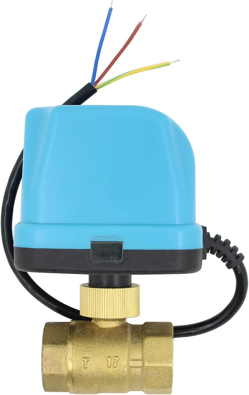 2-Way Motor Ball Valve Electric 12 V 24 V DC 2-Way Valve Electric 1/2 3/4 1 1-1/4 1-1/2 2 Inch (DC 12 V, 1 Inch DN25) image number 3