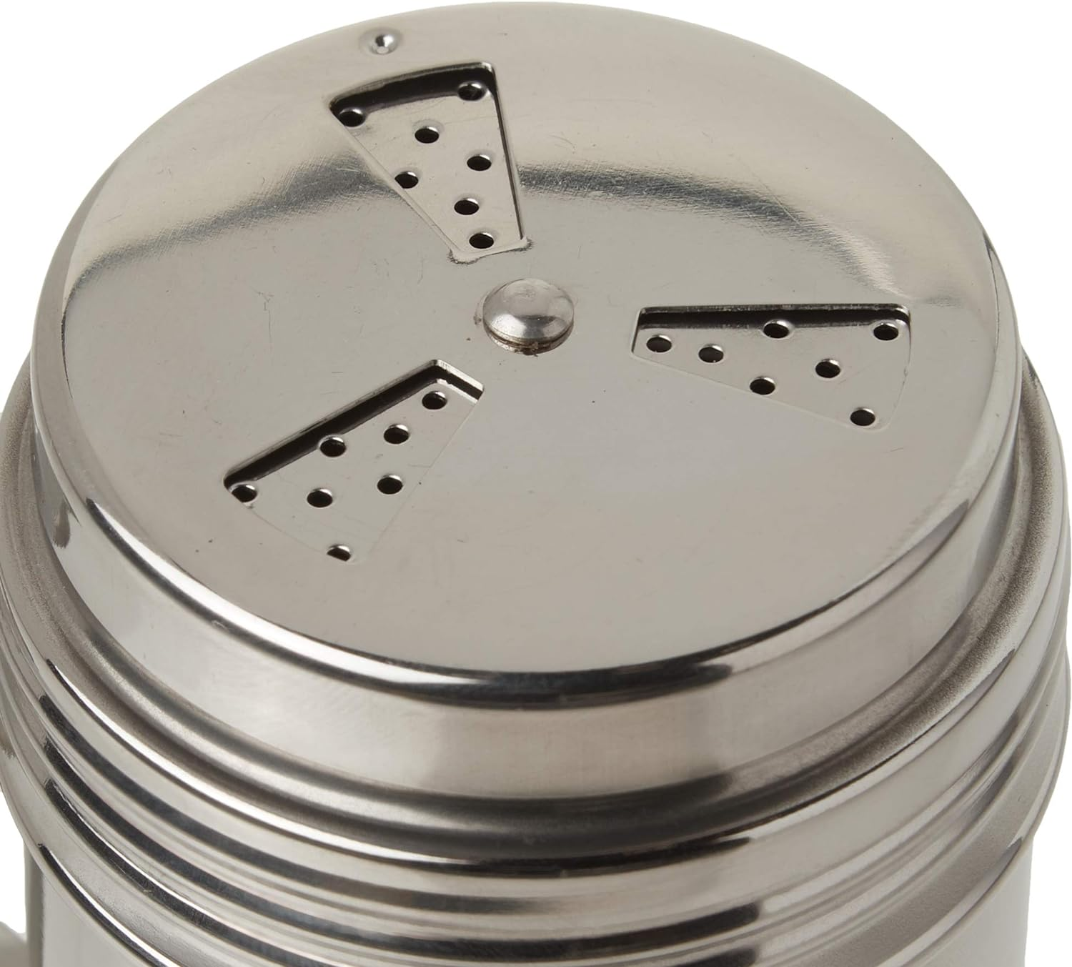 Tablecraft, 10 Oz, Silver Stainless Steel Dry Rub Shaker with Handle, 10-Ounce image number 1