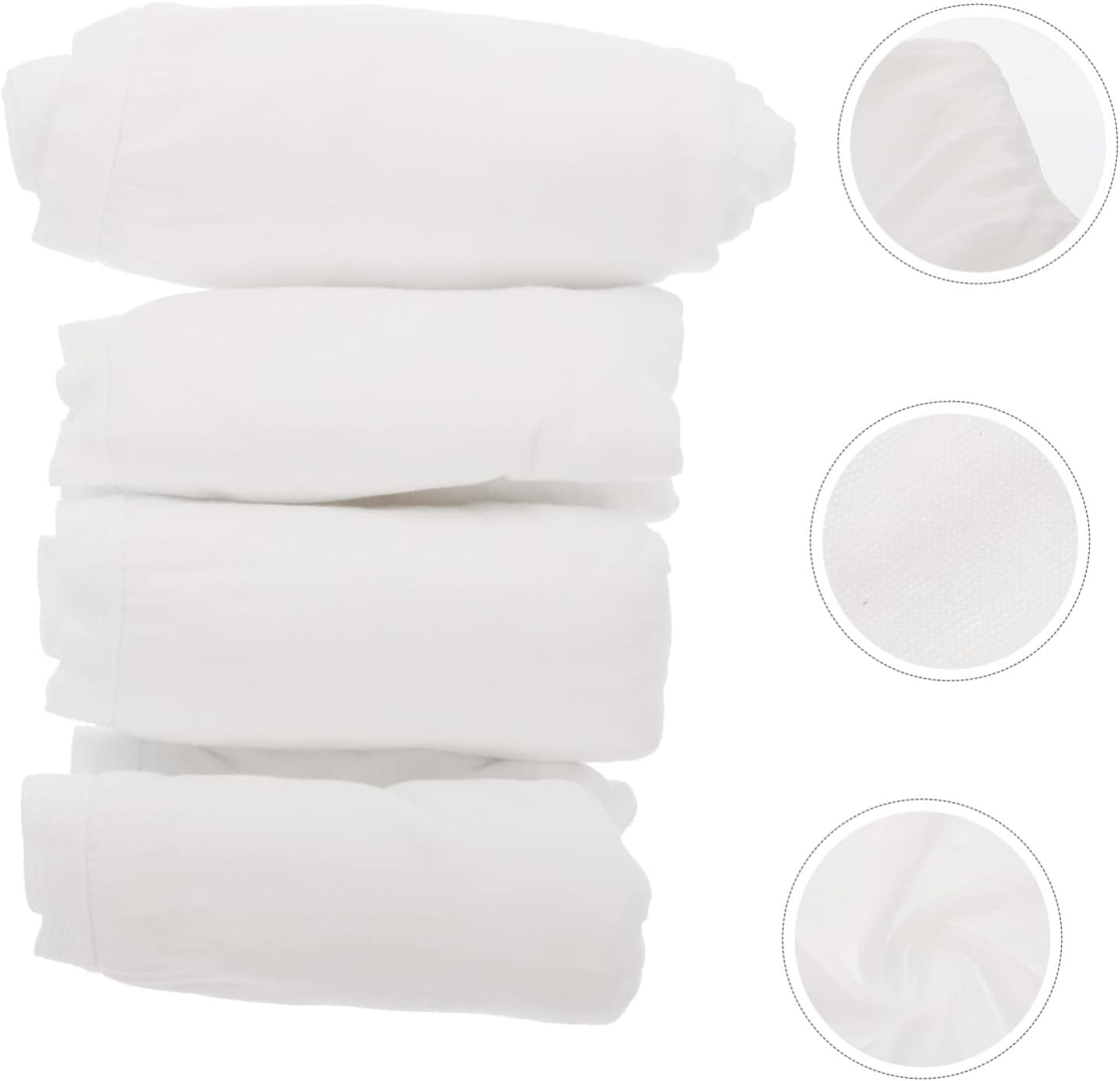 Disposable Maternity Panties Pure Cotton Breathable Postpartum Underwear Women Flexible Moisture-Absorbing Pants White XXL 4Pcs for Recovery