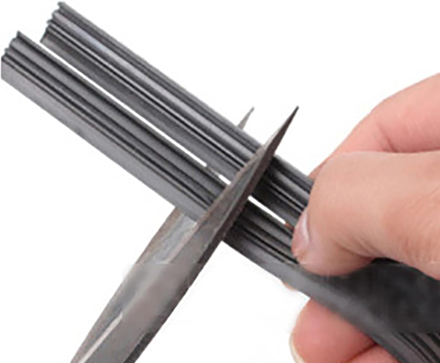 Tunghey 4Pack 28 Inch Natural Rubber Adjustable Size of Universal Replacement Frameless Windshield Wiper Blade Refills image number 4