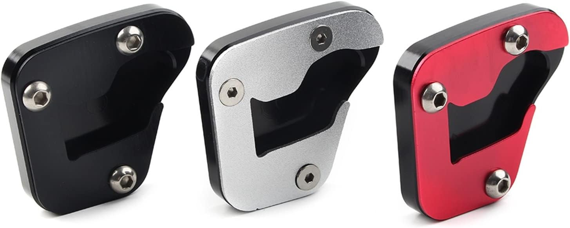 KANGYEBAIHUODIAN Motorcycle ​Kickstand Sidestand Enlarge Plate Pad Fit for Suzuki Hayabusa 2008 09 2010 2011 2012 2013 2014 2015 2016 2017 2018 2019 (Color : Silver) image number 1