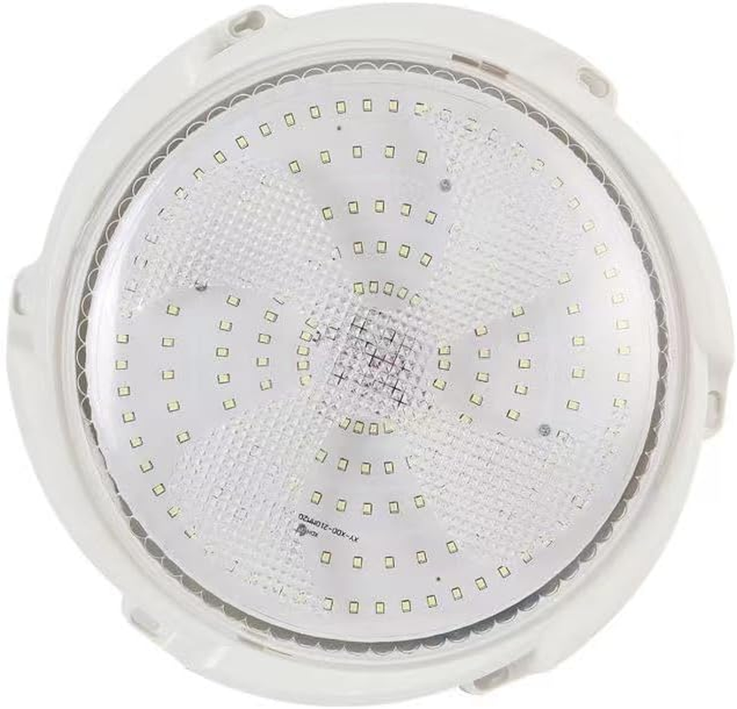 Solar Powered 24/28/32Cm LED Ceiling Light Bedroom Garden Garage Shed Tent Lamp (32CM) image number 5