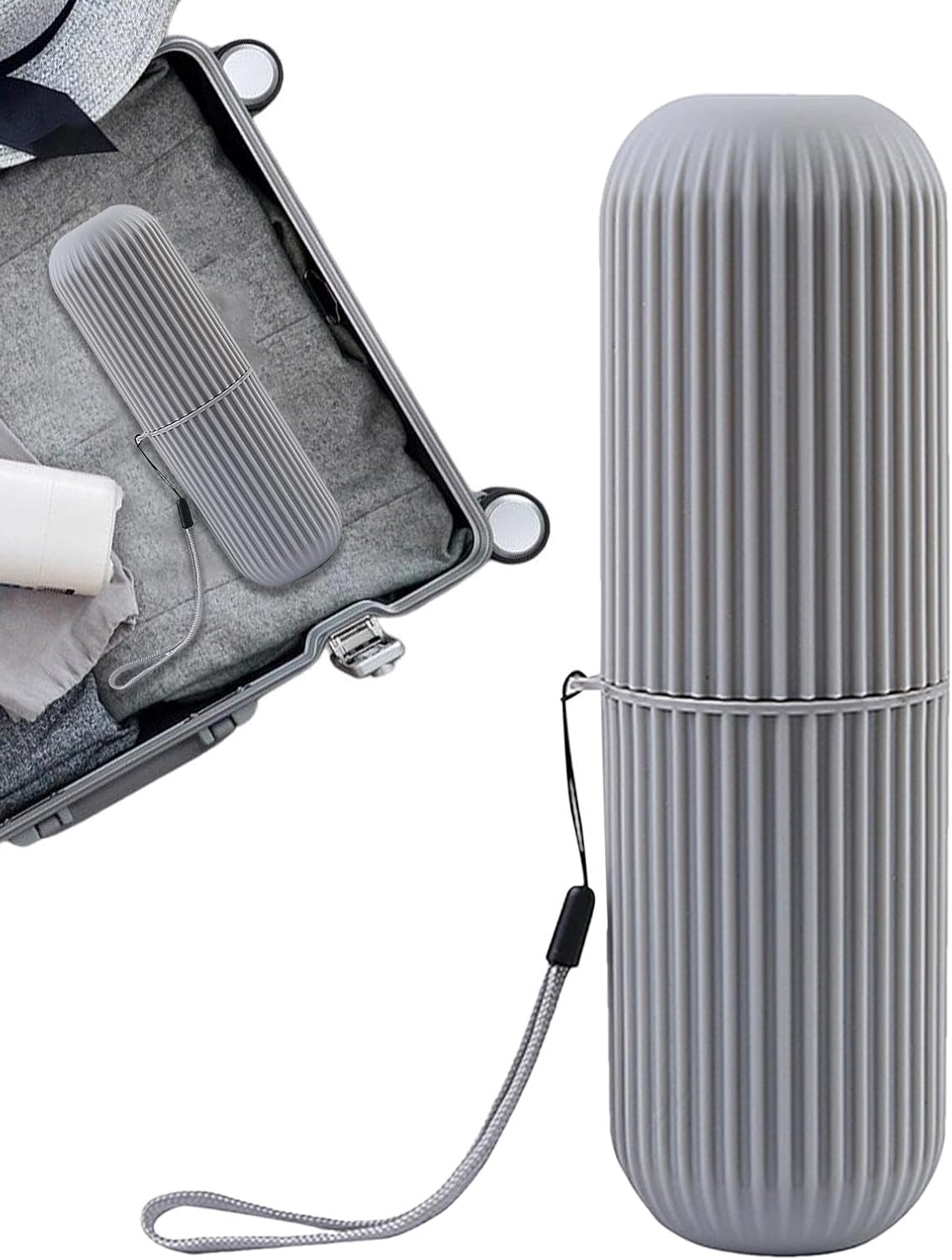 Toothbrush Case for Traveling | Dust-Proof Toothbrush Travel Containers - Multifunction Toothbrushes Toothpaste Set, Travel Toothbrush Cup Holder