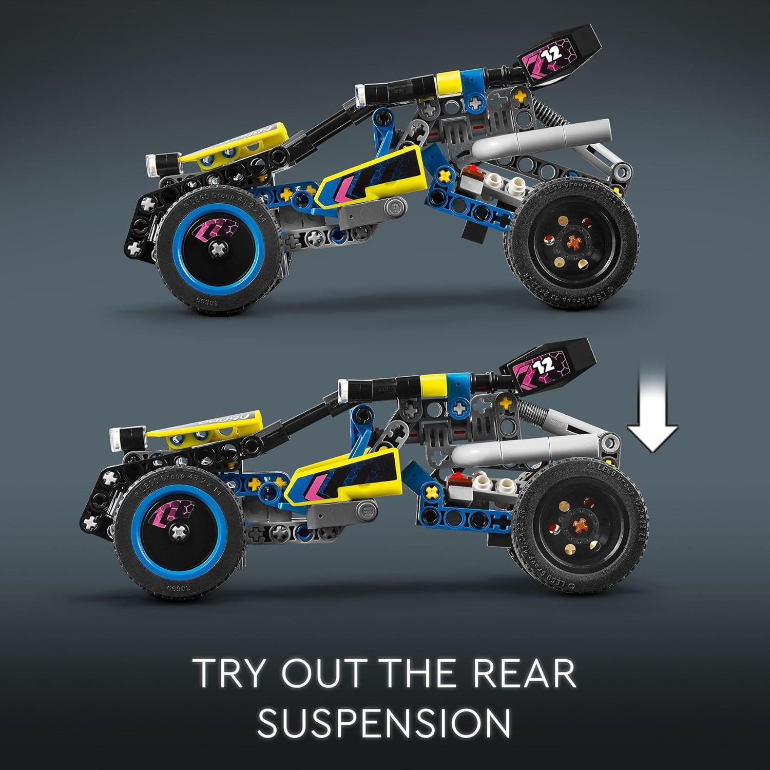 LEGO Technic Off-Road Race Buggy, Car Toy for 8 plus Year Old Boys & Girls, Rally Car Model Building Kit, Kids' Toy Vehicle Set, Creative Introduction to Engineering and STEM 42164