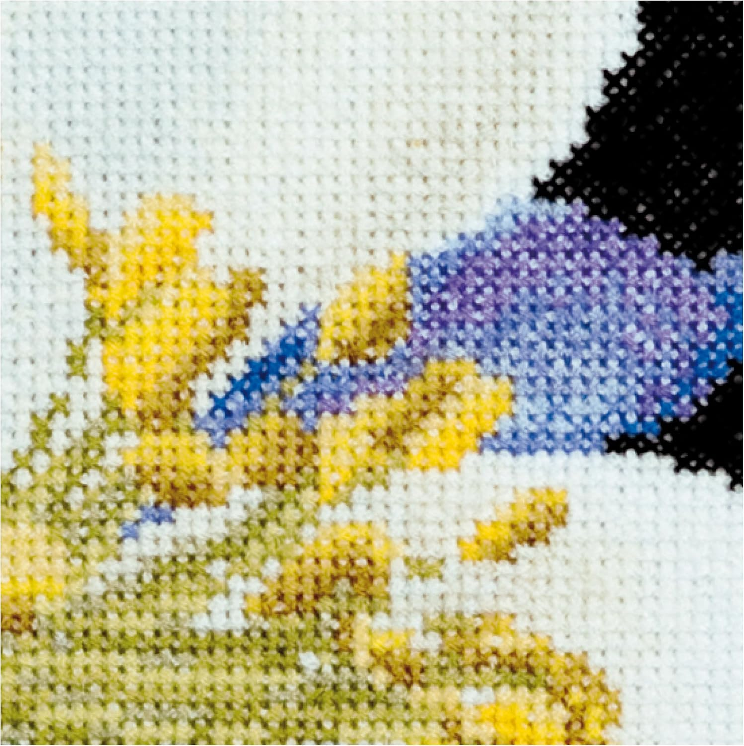 Thea Gouverneur - Counted Cross Stitch Kit - Columbine - Aida - 18 Count - Embroidery Kit for Adults - DMC Embroidery Threads and Other Cross Stitch Supplies Included - 493A image number 5