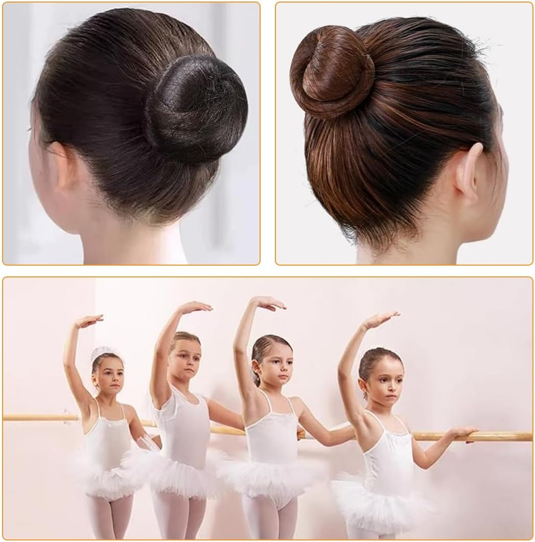 Pack of 40 Invisible Hair Nets, Fine Mesh Ballet Bun Hair Nets, Elastic Hair Nets for Nurse, Ballet Hair Bun Shaper, for Nurse, Dancer, Flight Attendant image number 4