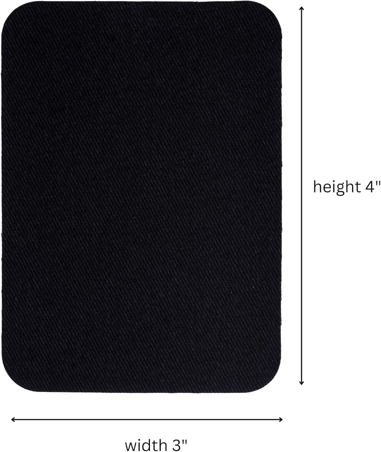 Johnson & Smith Iron on Patches - 12-Piece Iron on Patch for Clothing, Pants Repair - Adhesive Fabric Patches - Easy to Use, No Sewing Needed - Cool Rectangle Patches &ndash; Green and Navy image number 4