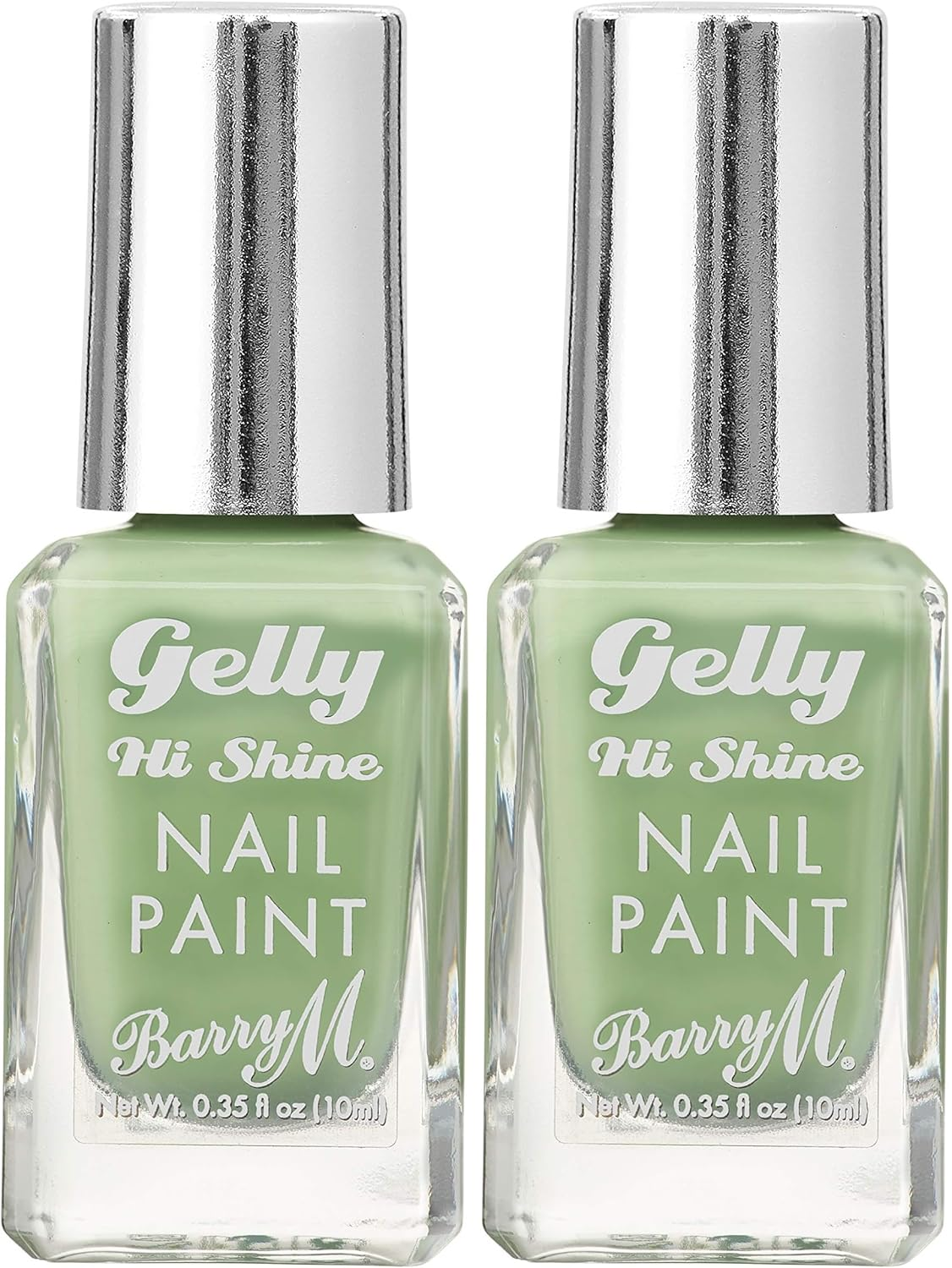 Barry M Gelly Nail Paint, Pistachio, 10 Ml (F-GNP68) (Pack of 2)