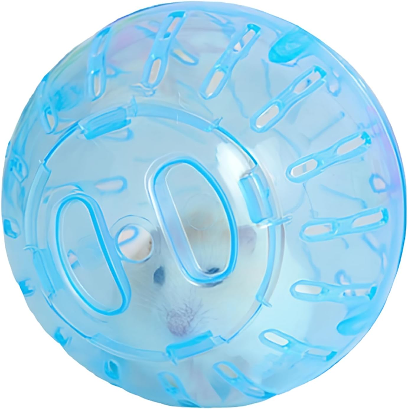 Hamster Wheel, 10 Cm, 12 Cm Diameter, Small Transparent Plastic, Running Ball for Hamsters, Hamster Running Ball, Gymnastics Ball, Hamster for Small Animals, Mice (12 Cm) image number 6