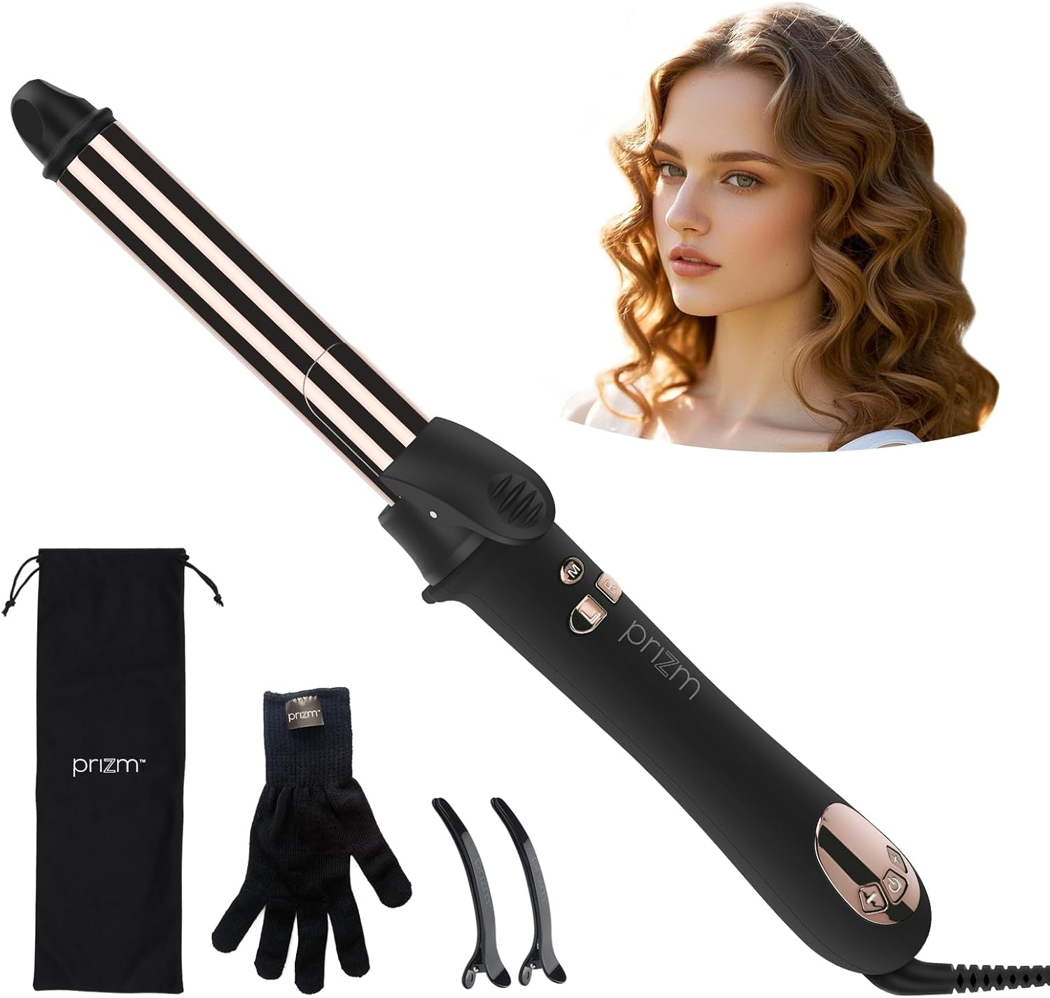 Prizm Automatic Rotating Curling Wand 25MM image number 5