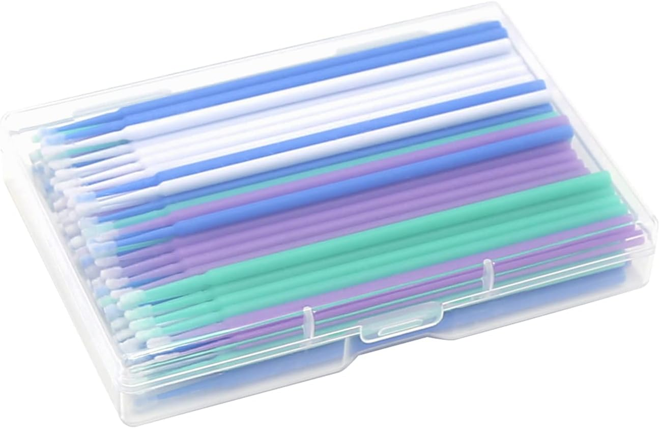 200 Pcs Touch up Paint Brushes,Disposable Micro Paint Chip Repair Applicators for Automotive Paint Detailing, Stone Chips,Scratches(1.0, 1.3, 1.8, 2.5MM, Multi) image number 6