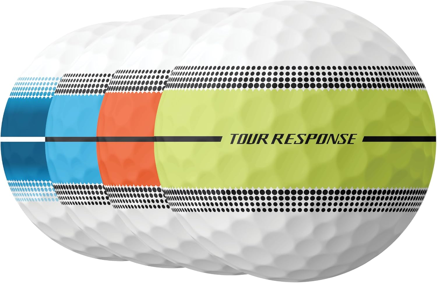Taylormade Golf Tour Response Stripe Neonmulti GLB Dozen image number 6
