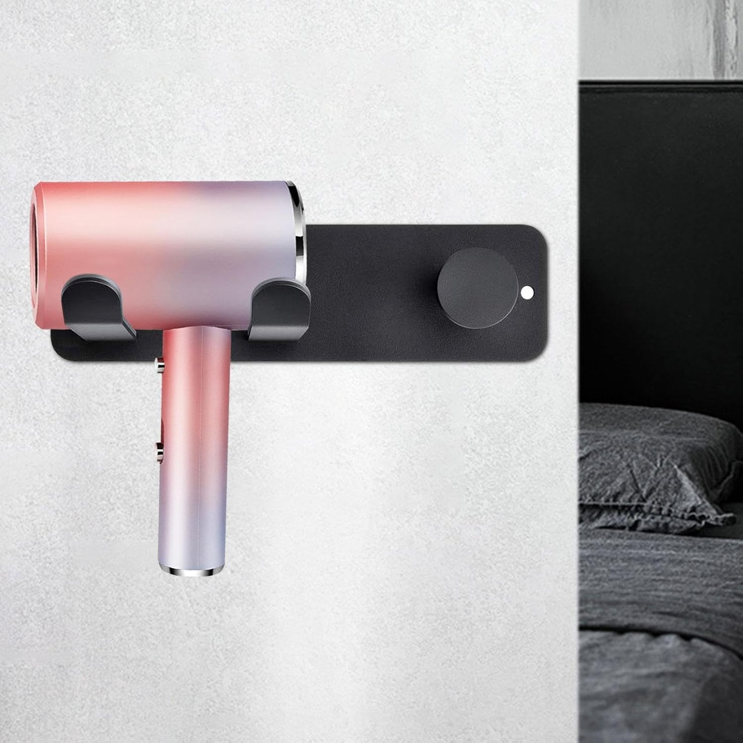 Hair Dryer Holder Wall Mount Hair Dryer Hook for Bedroom Bathroom Home Decor