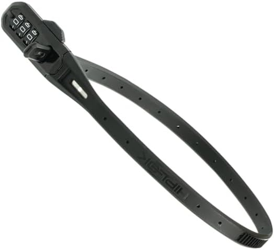 Hiplok Z LOK Combo Bike Lock/Motorbike Helmet Lock - Black. 3 Digit Code. Steel Core & 45Cm Locking Length. Optional Bracket image number 5