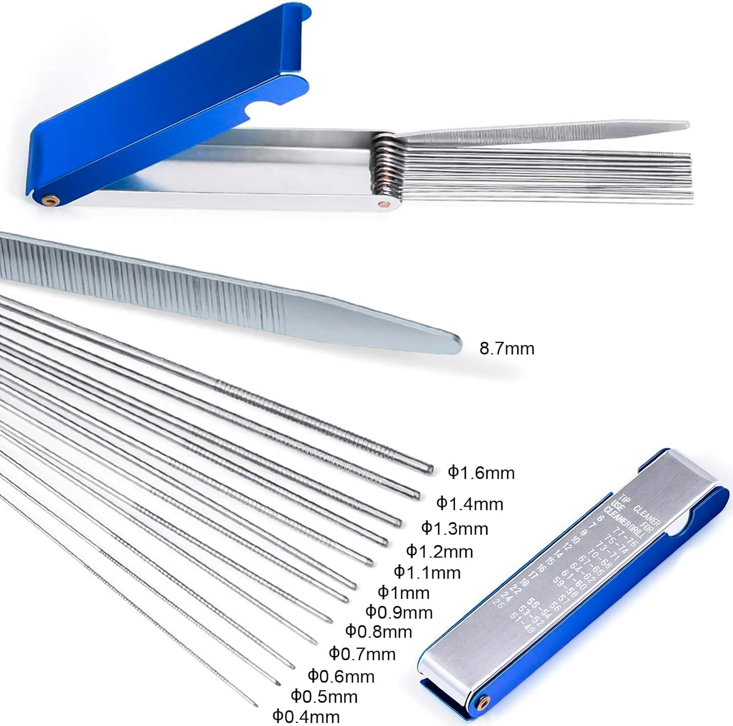 Carburetor Cleaning Kit, Carbon Dirt Jet Remove Cleaner, 26 Cleaning Wires Set, 20 Cleaning Needles 10Nylon Brushes 2 Sharp Pick, for Motorcycle ATV Moped Welder Carb (8 SETS) image number 3