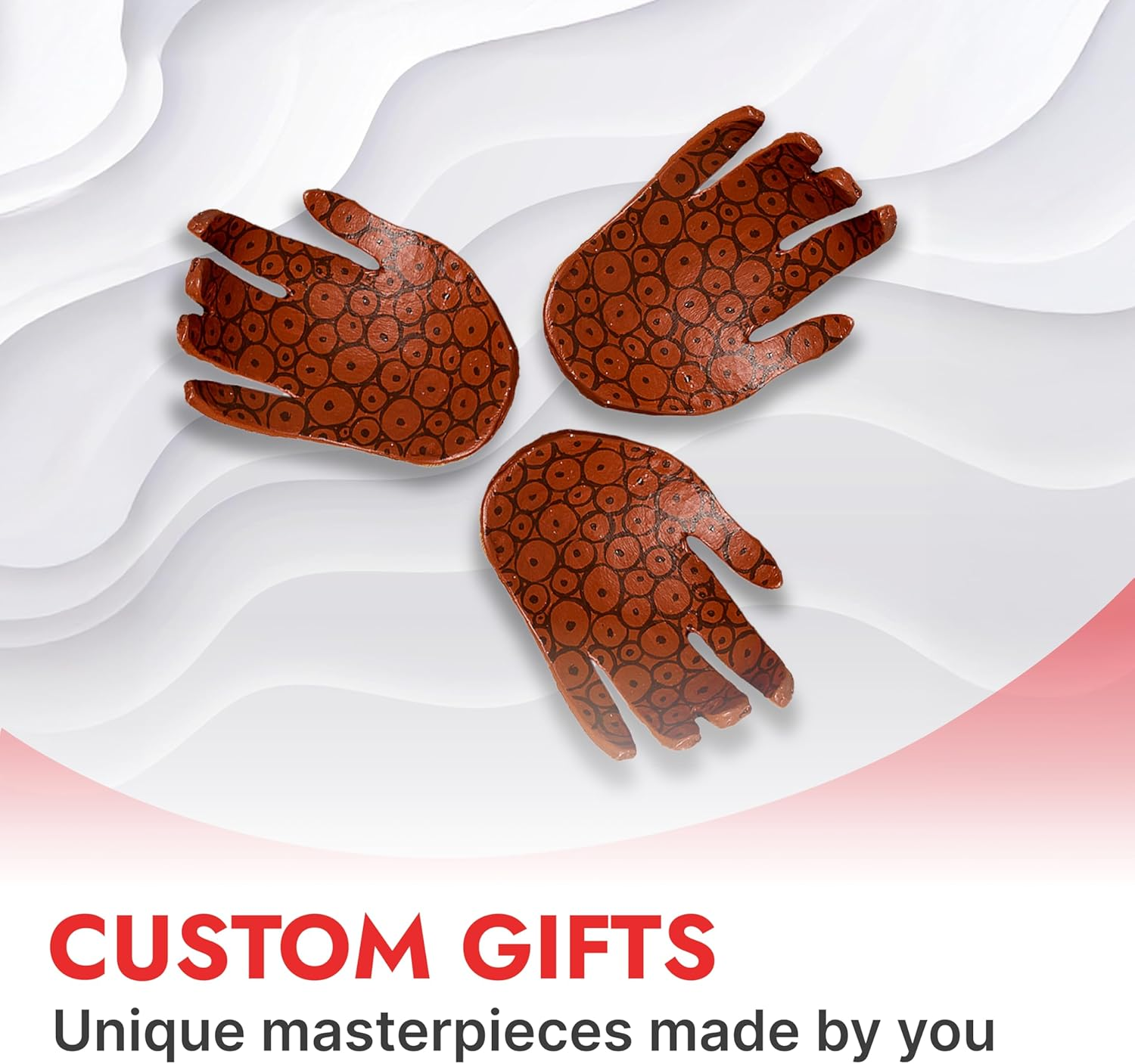 DAS Air-Hardening Modeling Clay, 2.2 Pound Block, Terra Cotta Color (387600), 23.9 X 10.1 X 3.3 Cm image number 1