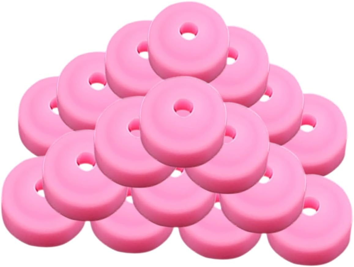 Garneck 20Pcs Nail Drill Dust Protectors Plastic Caps Nail Filer Covers for Professional Home Use Dust Stoppers Accessories image number 3