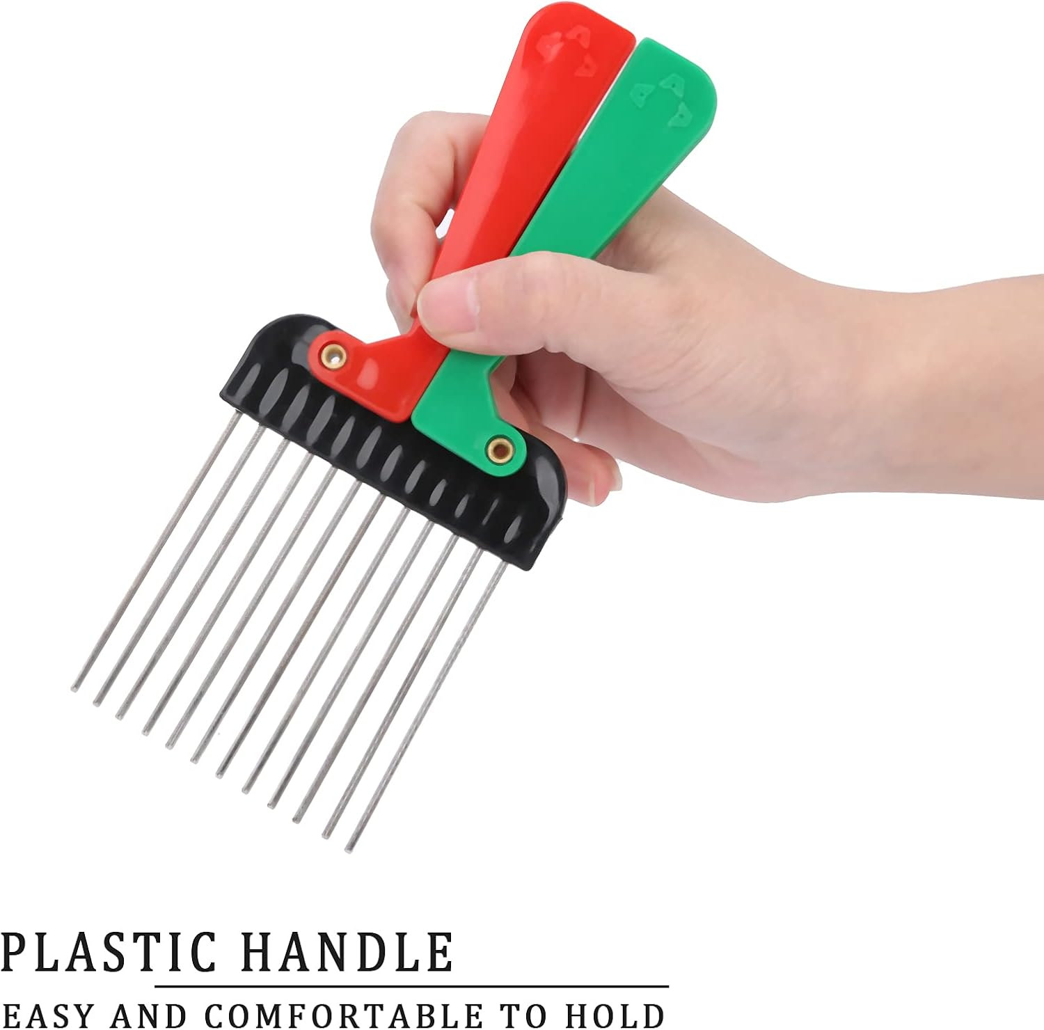 Hair Pick Comb Foldable Professional Hairdressing Detangle Styling Tool Accessory for DIY Home Afro Hairdressing Salon image number 1