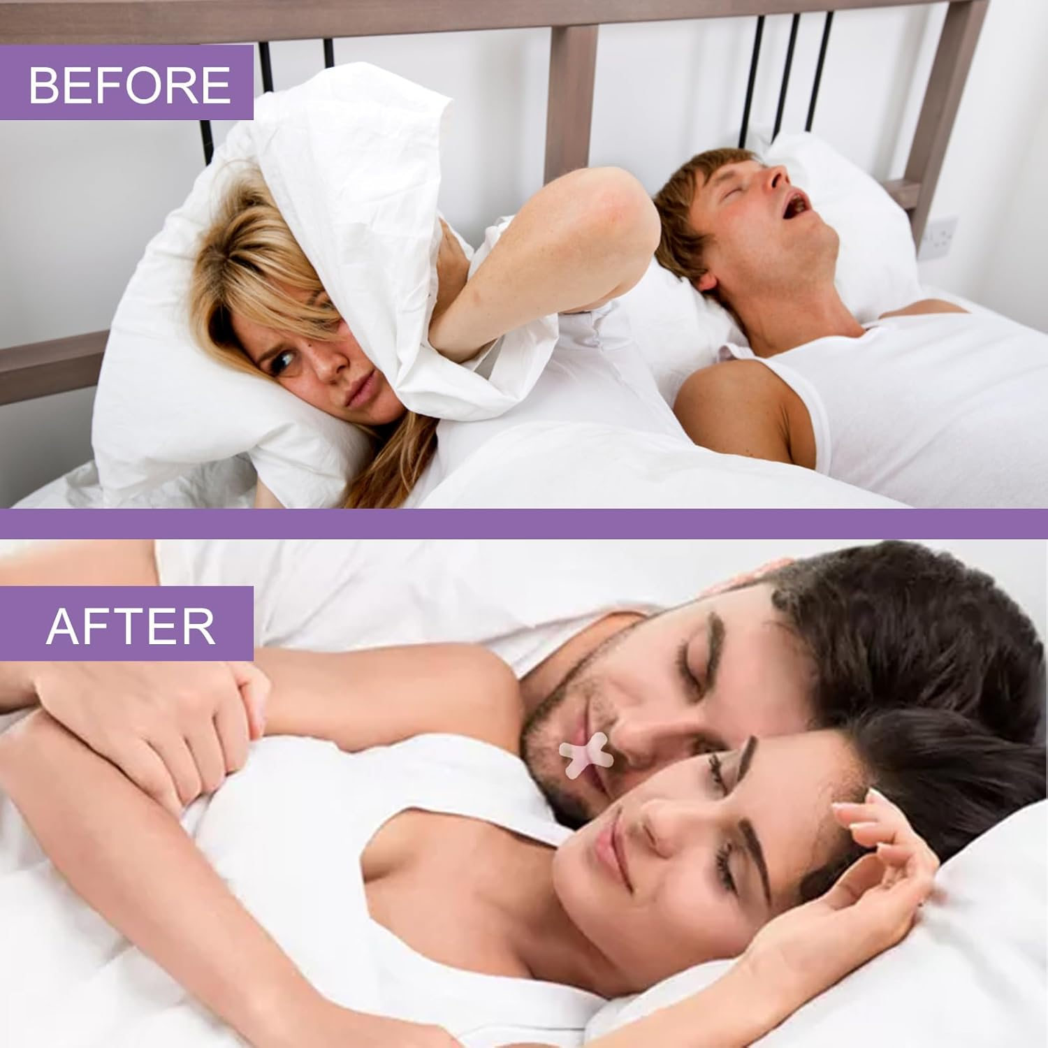 120 Pcs Sleep Strips,Anti Snoring Devices Advanced Gentle Mouth Tape for Sleeping Stop Snoring Mouth Tape for Better Nose Breathing Sleep Aids Mouth Sleep Strips for Snoring Reduction (Transparent) image number 3