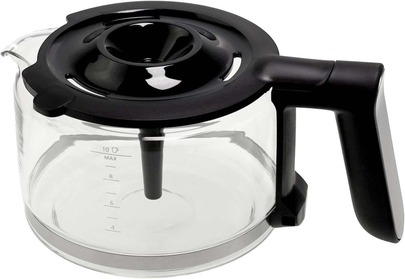 Glass Jug Compatible With/Replacement Part for Philips 300011140321 HD7888 HD7900 All-In-1 Brew Coffee Machine