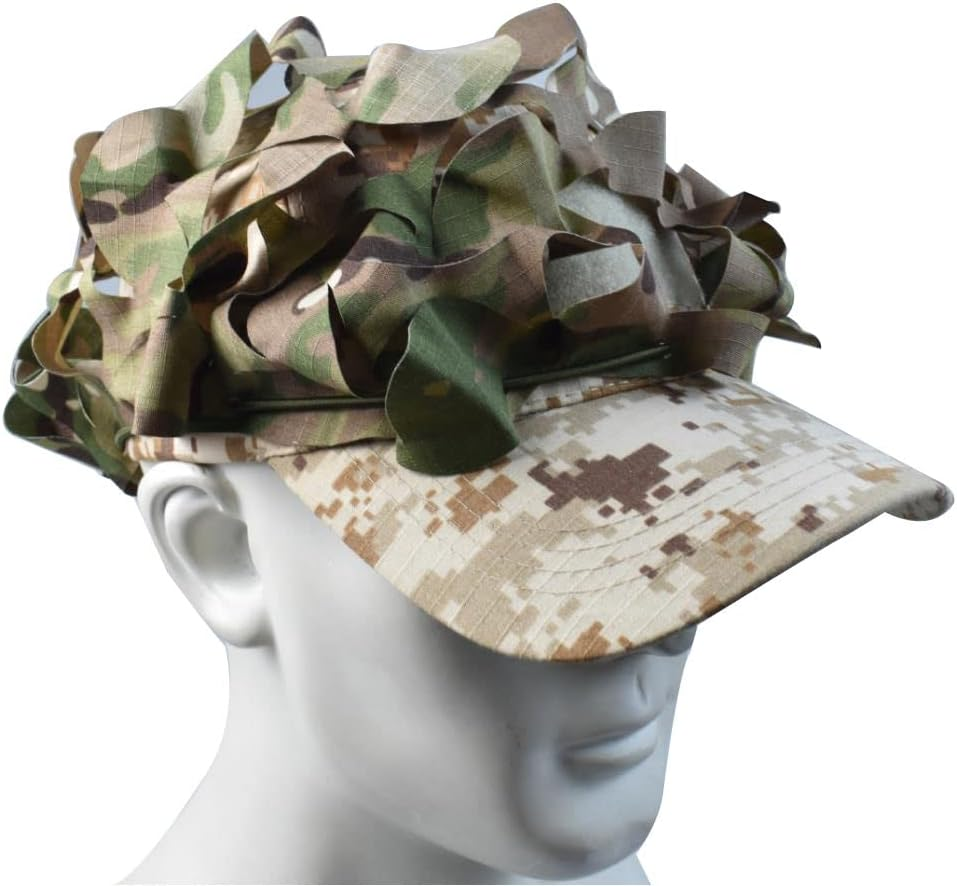 Breathable Mesh Camo Tactical Helmet Covertactical Gear Fast Helmet Cover in Size M/L
