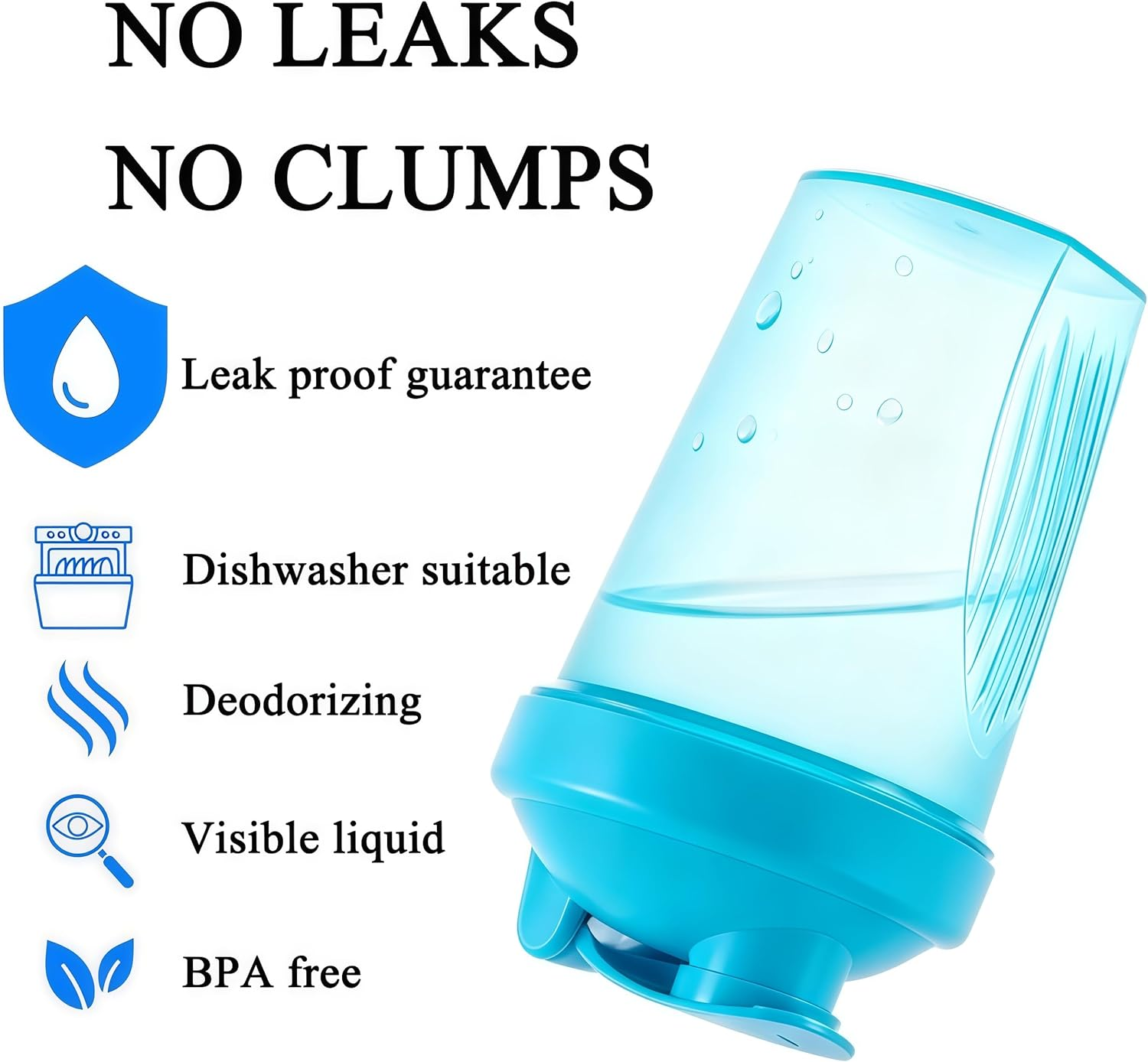 Shaker Bottle for Protein Powder Mixed Plastic Workout Water Bottle 400 Ml with Mixball Non-Leak Cap Shaker Cups for Fitness Sports Gym Supplement Drinks Bottles (Blue)