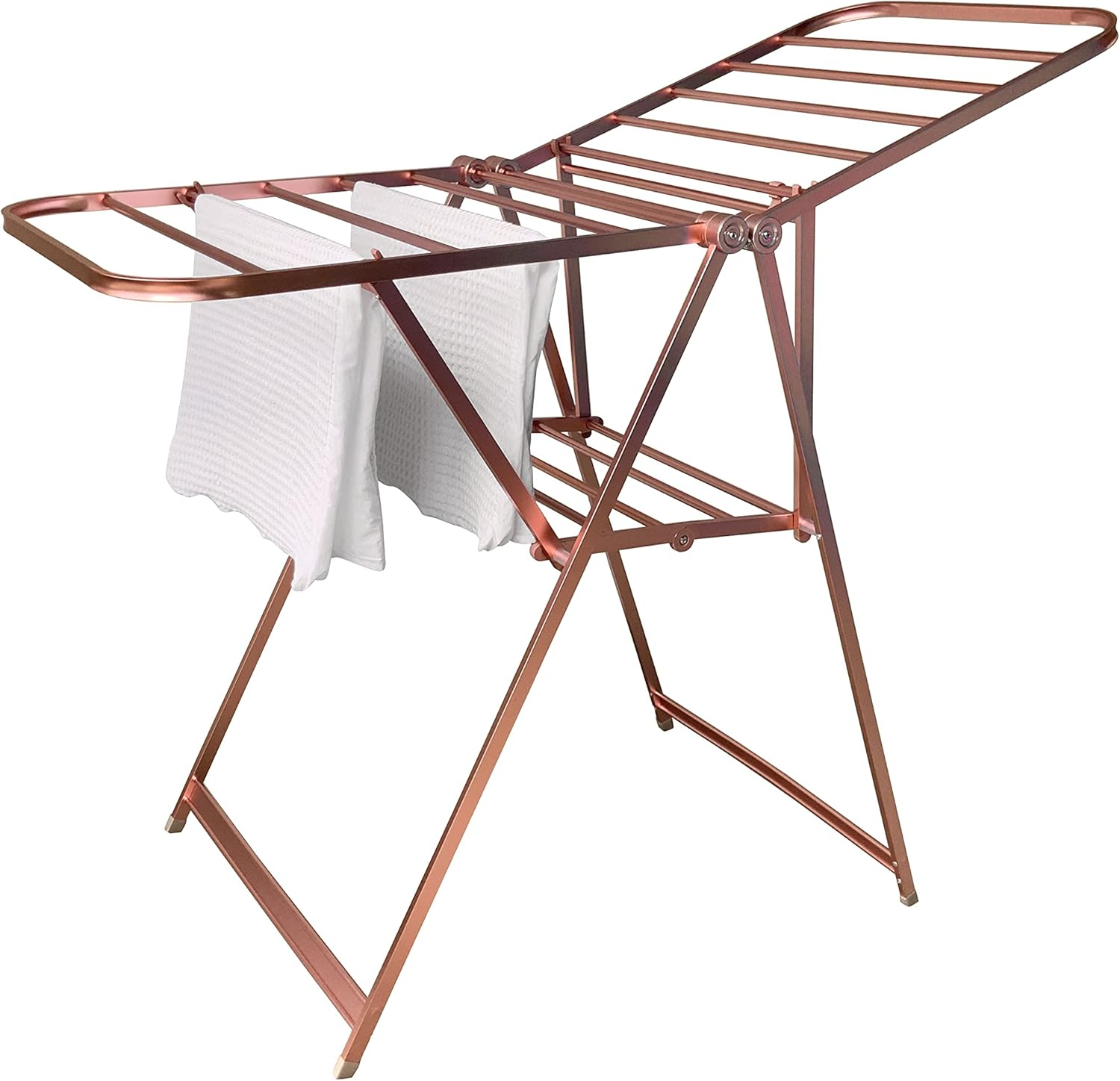 L.T. Williams a Frame Airer Premium Aluminum Airer 19 Rail Rose Gold 13M image number 3