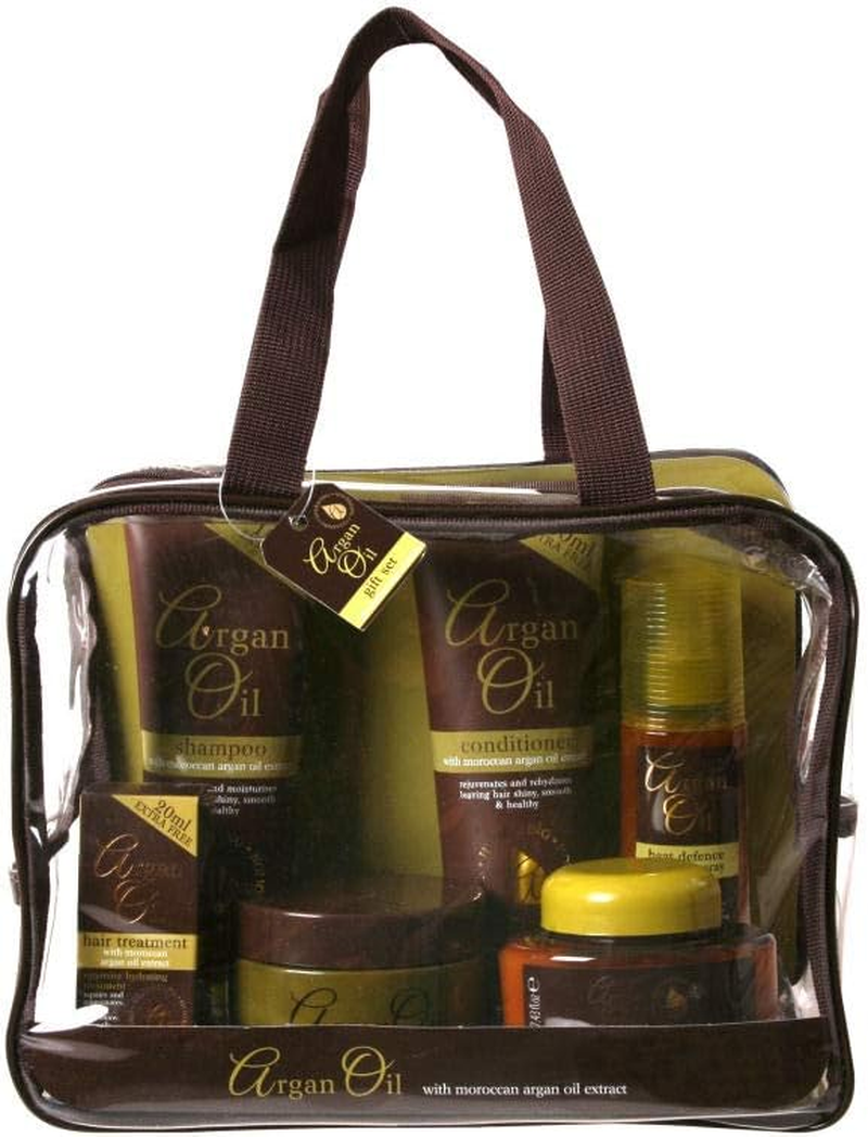 XHC Argan Oil Hair Treatment Luxury Gift Bag, 6 Pieces image number 1