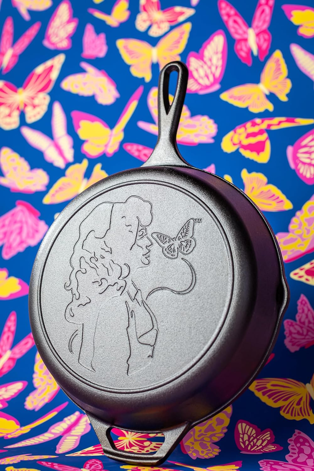 Lodge Cast Iron 10.25 Inch Skillet with Dolly Logo image number 3