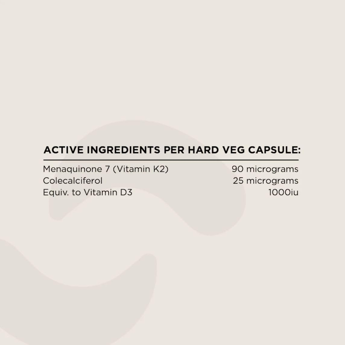 Switch Nutrition Vitamin D3 +K2 60 Capsules image number 3