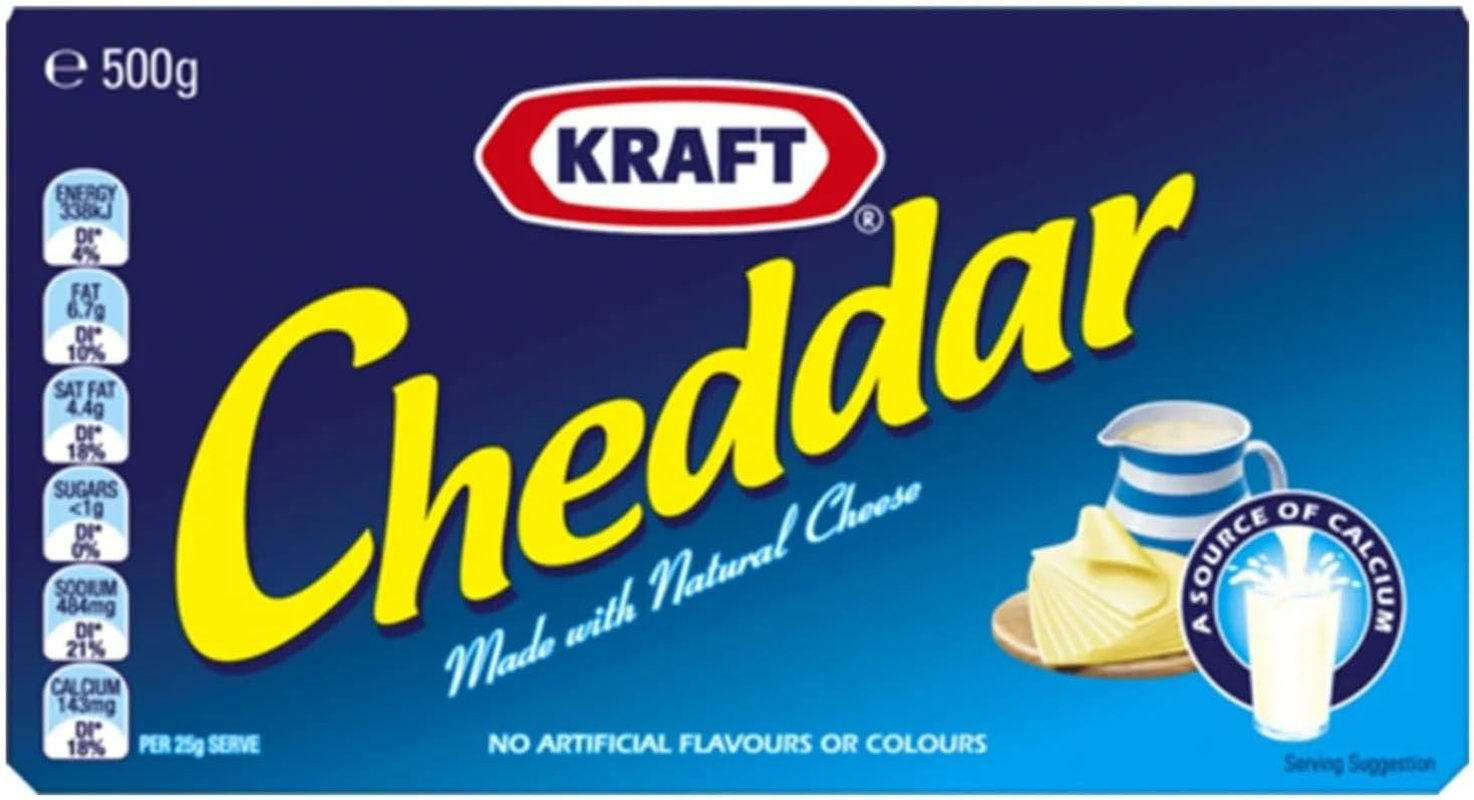 Kraft Cheddar Block Cheese 500 G image number 1