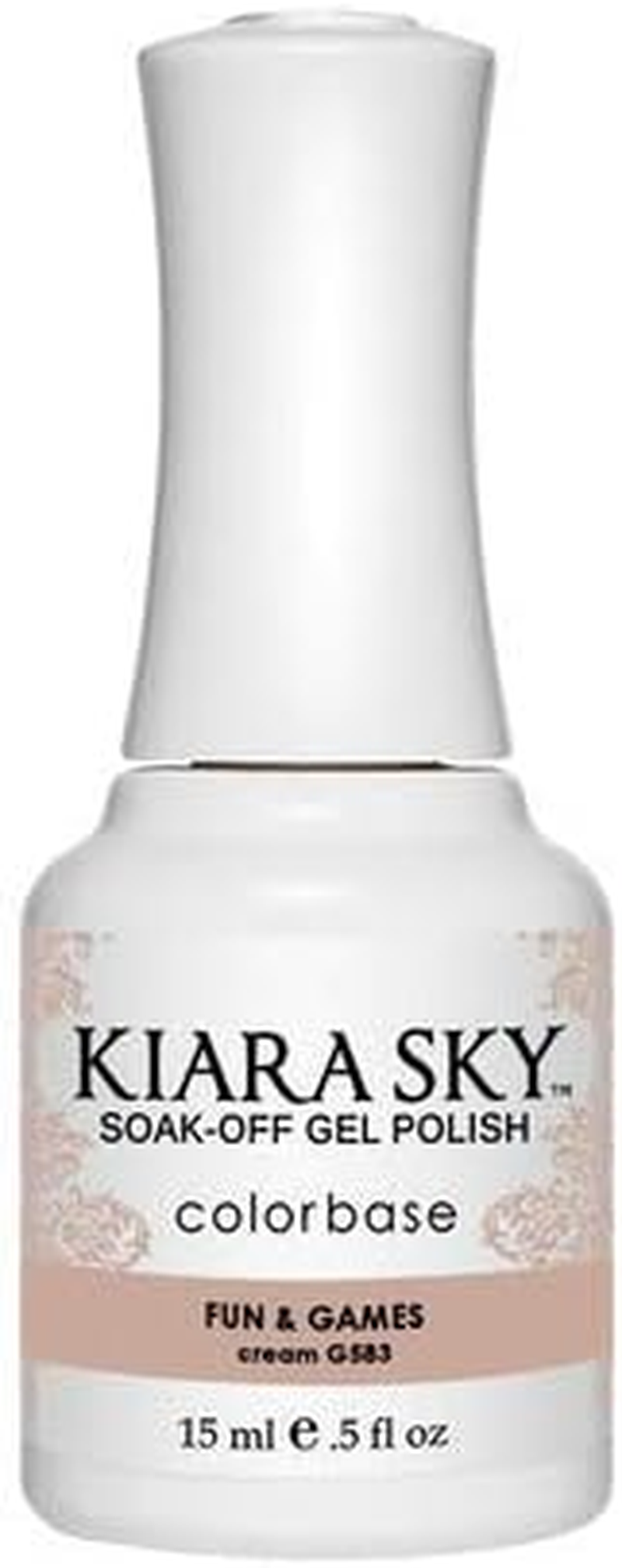 Kiara Sky Soak-Off Gel Polish, G608 Taup-Less, 15 Ml
