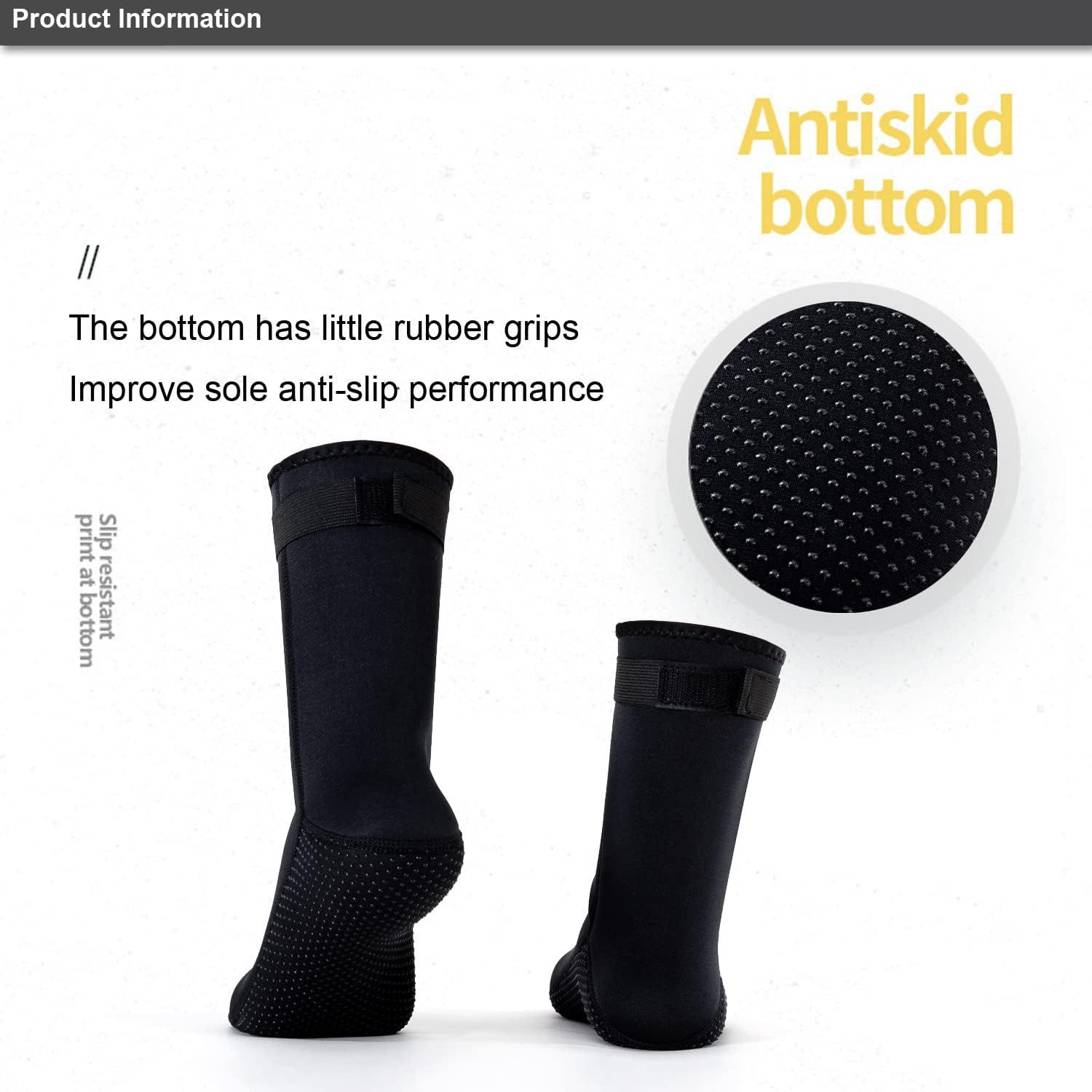 Diving Socks, 3MM Neoprene Socks Surf Booties Dive Booties Dive Boots