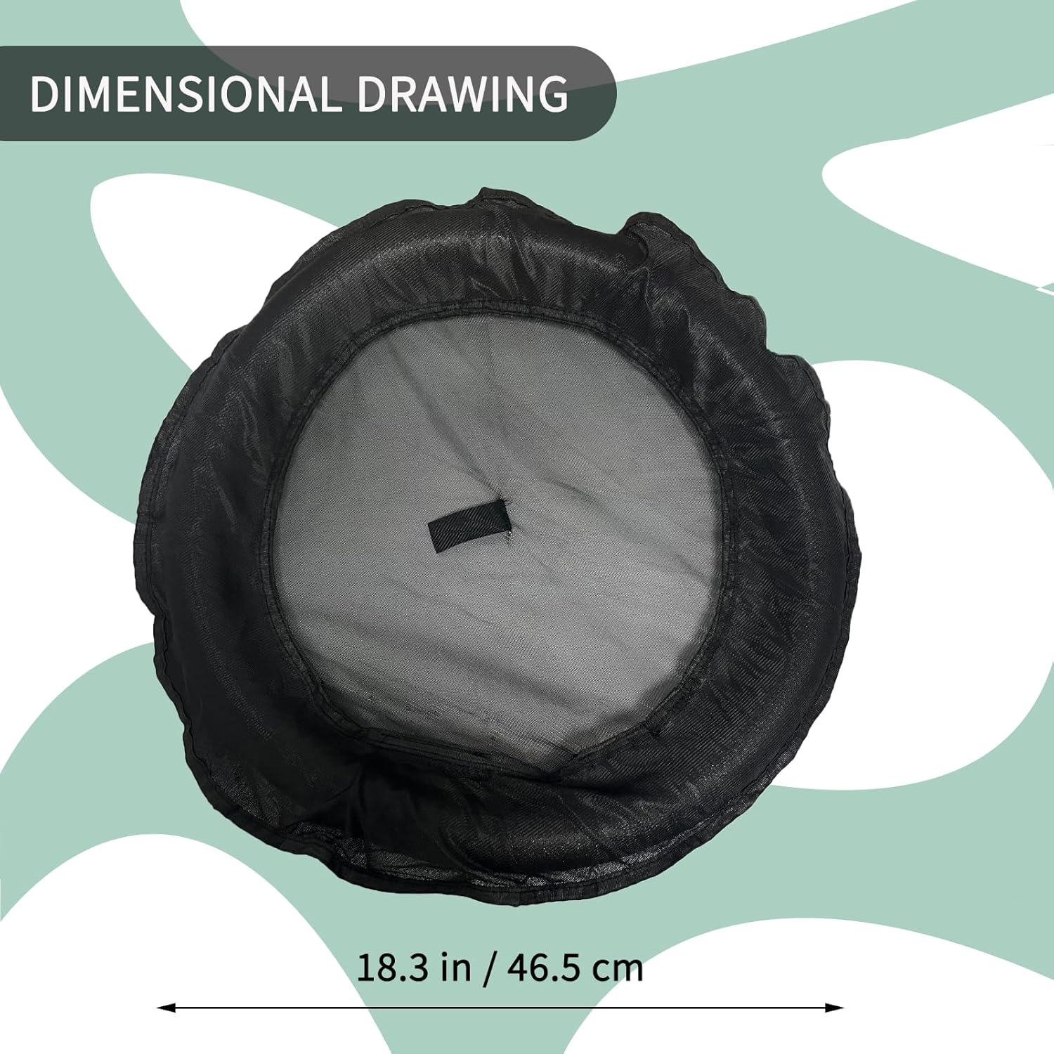 Floating Island Plant Protectors, Floating Plant Support Rings, and Fish Barriers Are Used to Protect Floating Island Plants in Ponds and Garden Water Features from Being Harmed by Koi (2, Black) image number 5